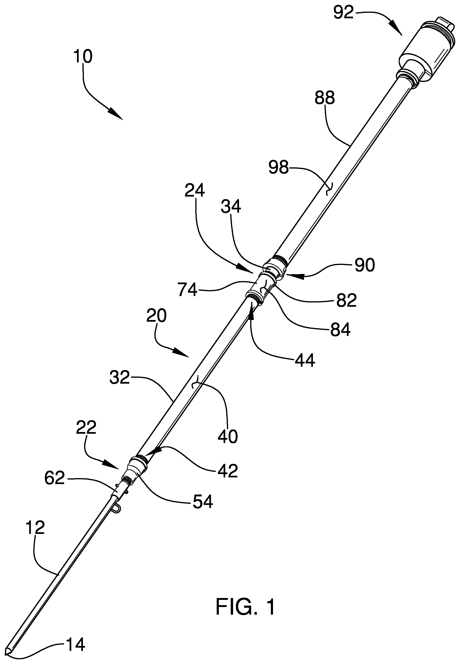 Patent US12350801 Figure 1 – Slide hammer assembly