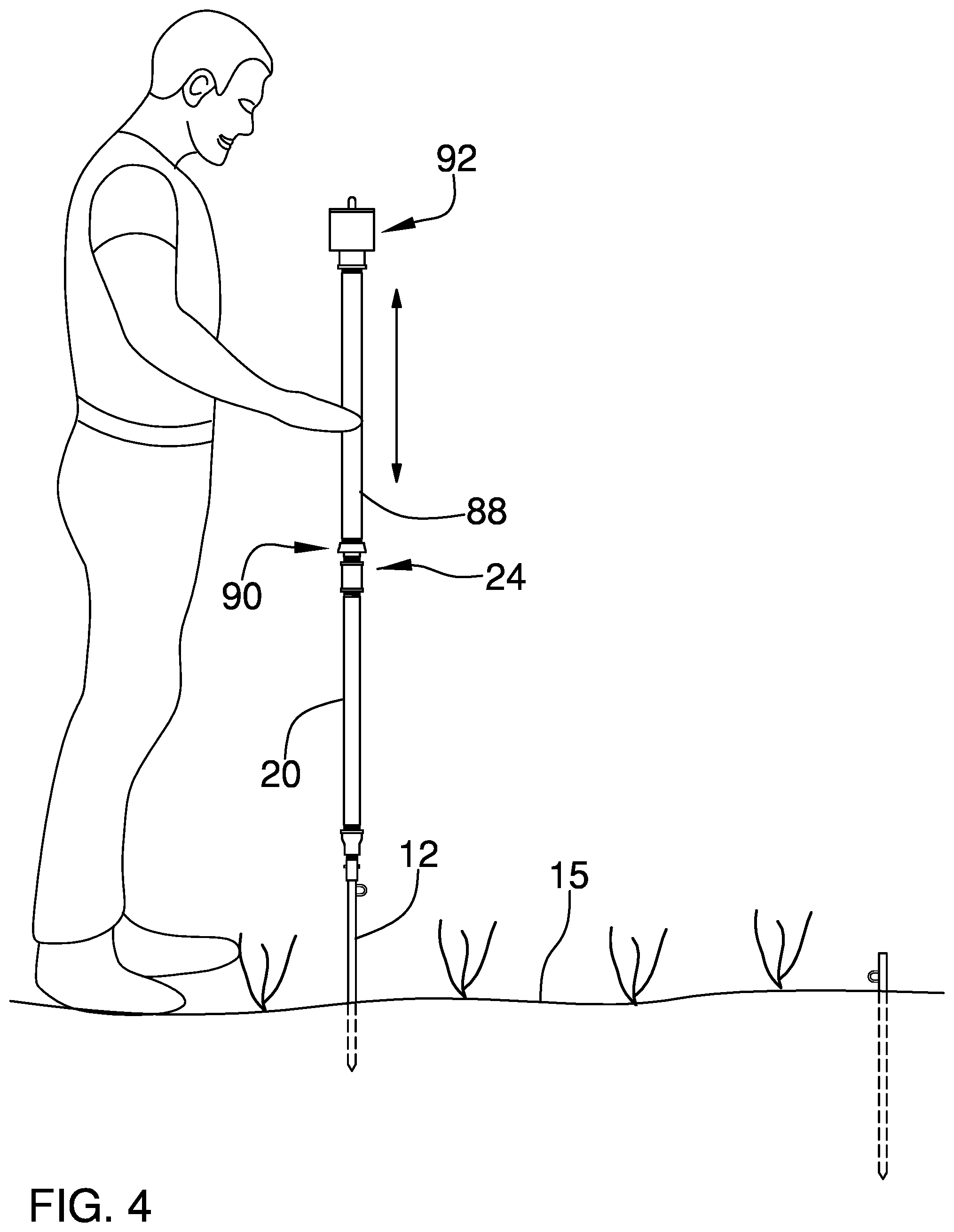 Patent US12350801 Figure 4 – Slide hammer assembly