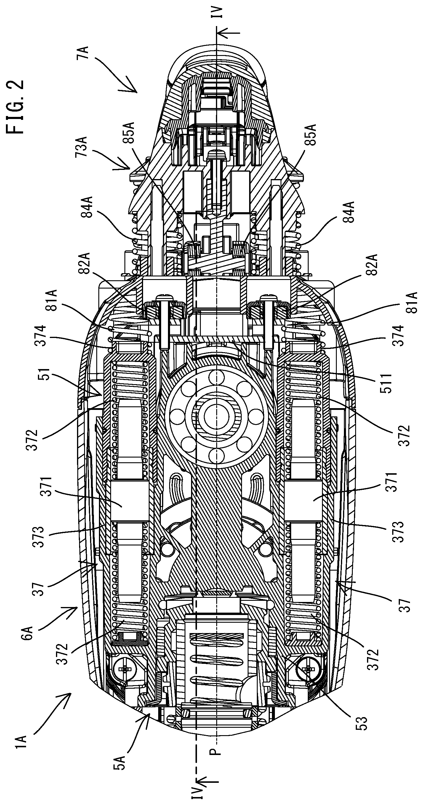 Patent US12350804 Figure 2 – Power tool having a hammer mechanism