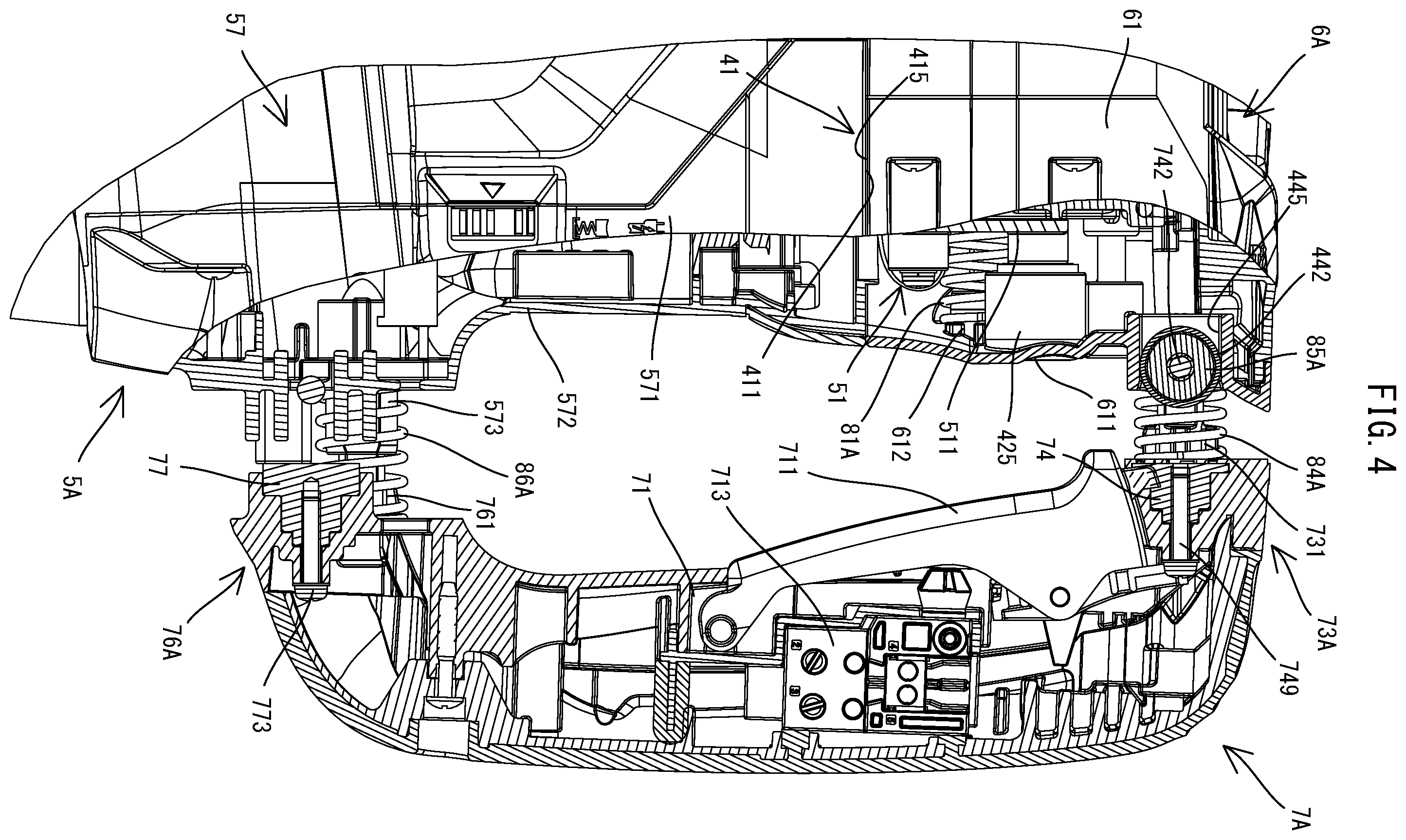 Patent US12350804 Figure 4 – Power tool having a hammer mechanism