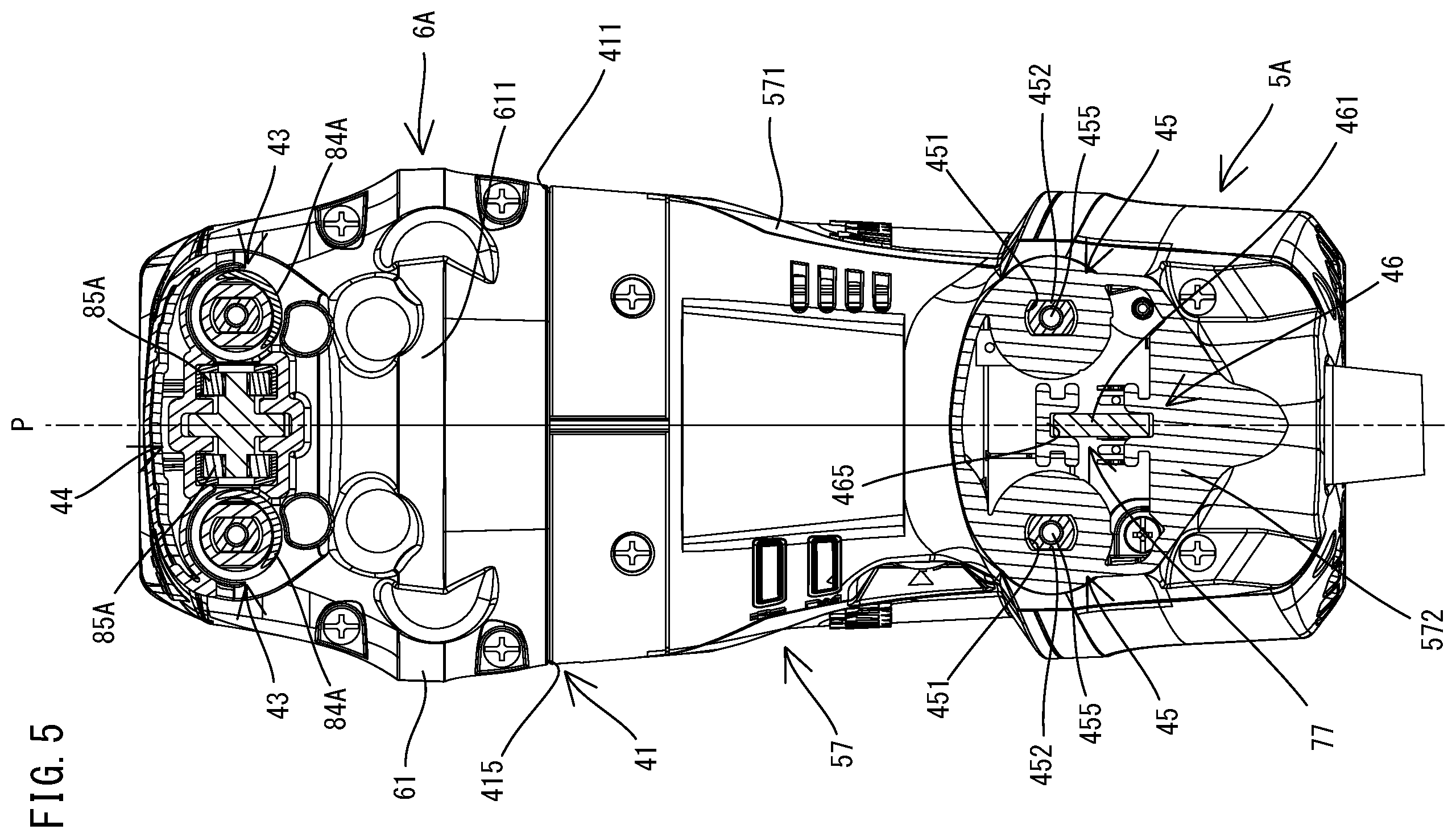 Patent US12350804 Figure 5 – Power tool having a hammer mechanism