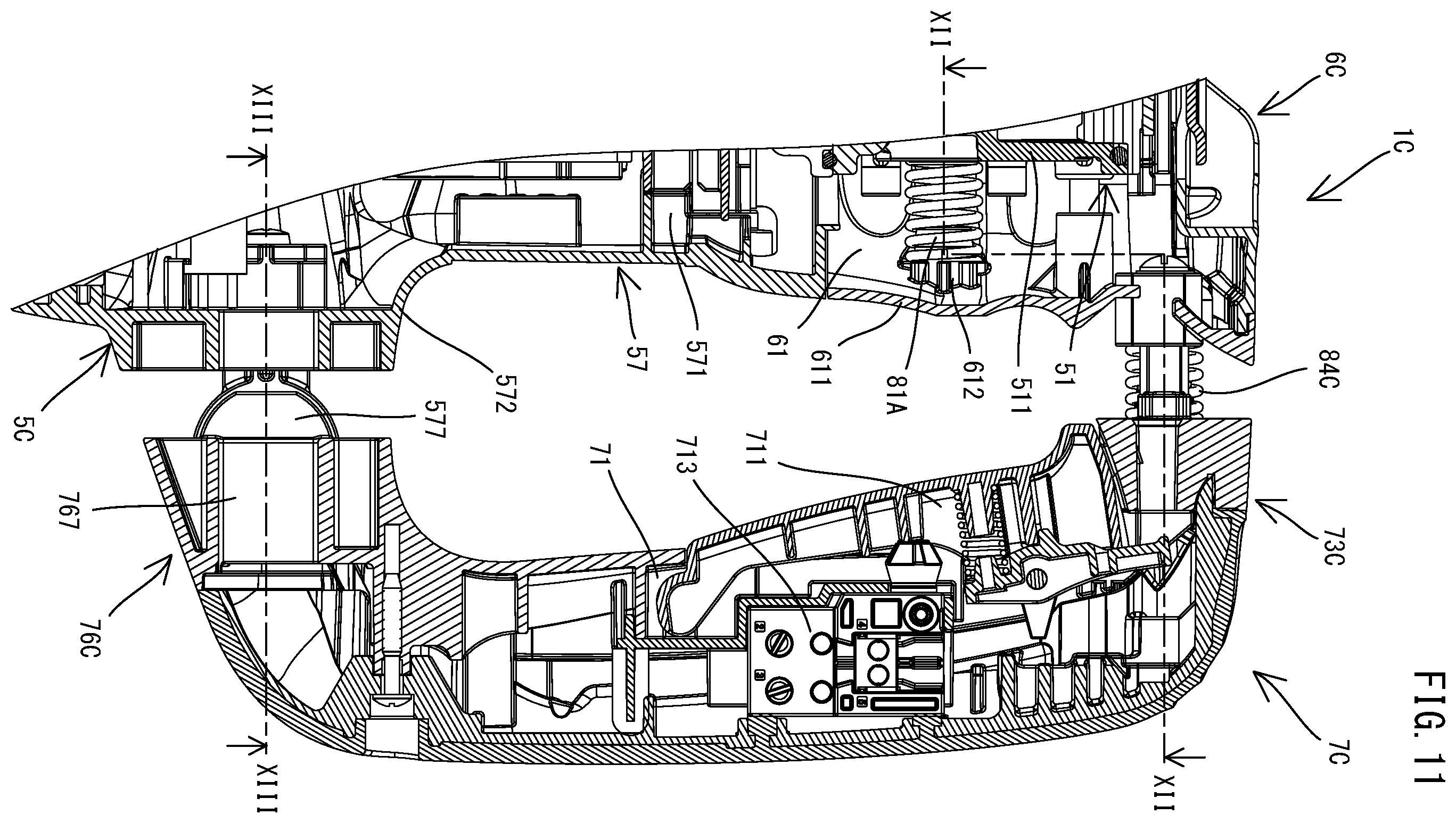 Patent US12350804 Figure 11 – Power tool having a hammer mechanism
