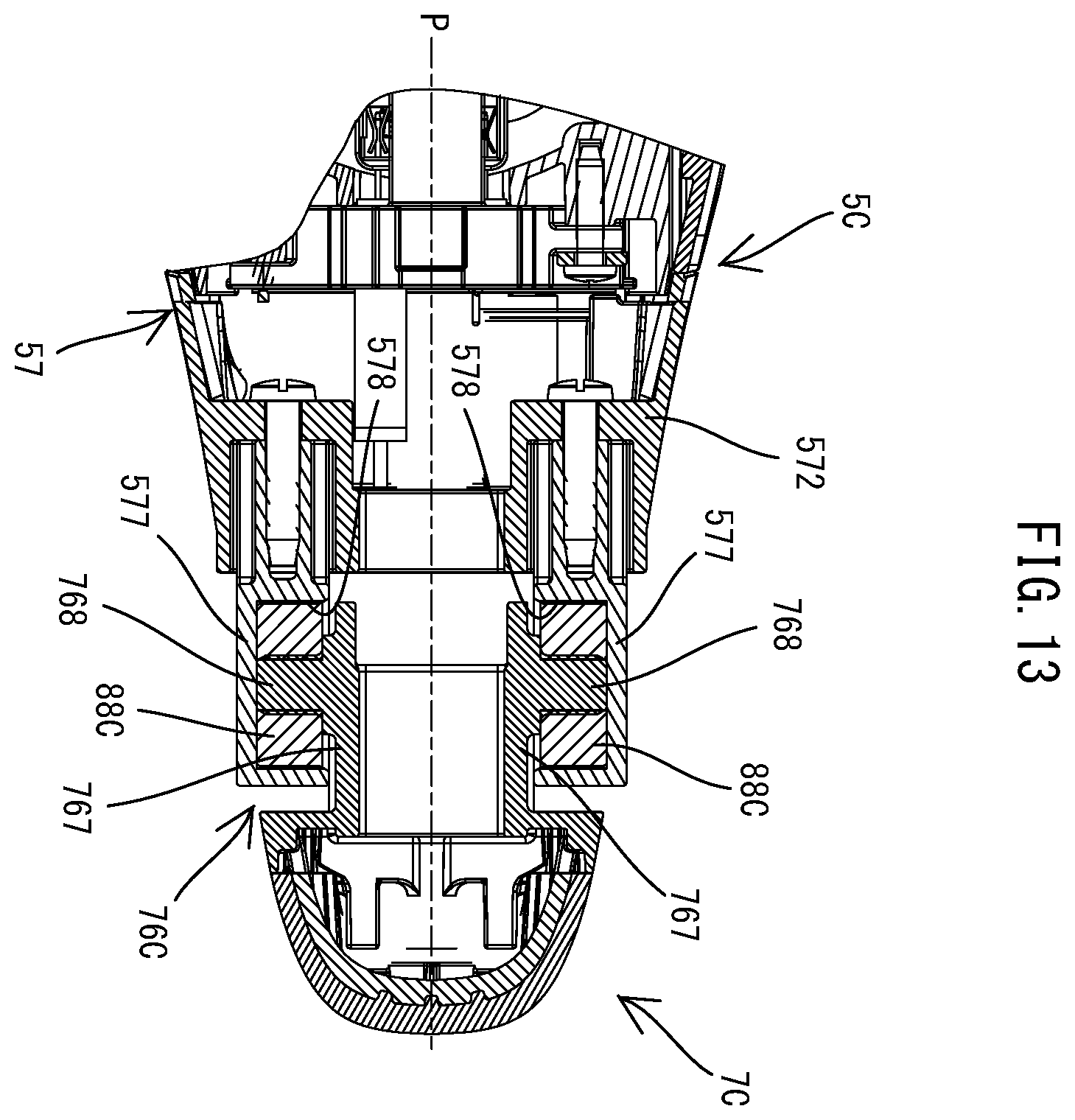 Patent US12350804 Figure 13 – Power tool having a hammer mechanism