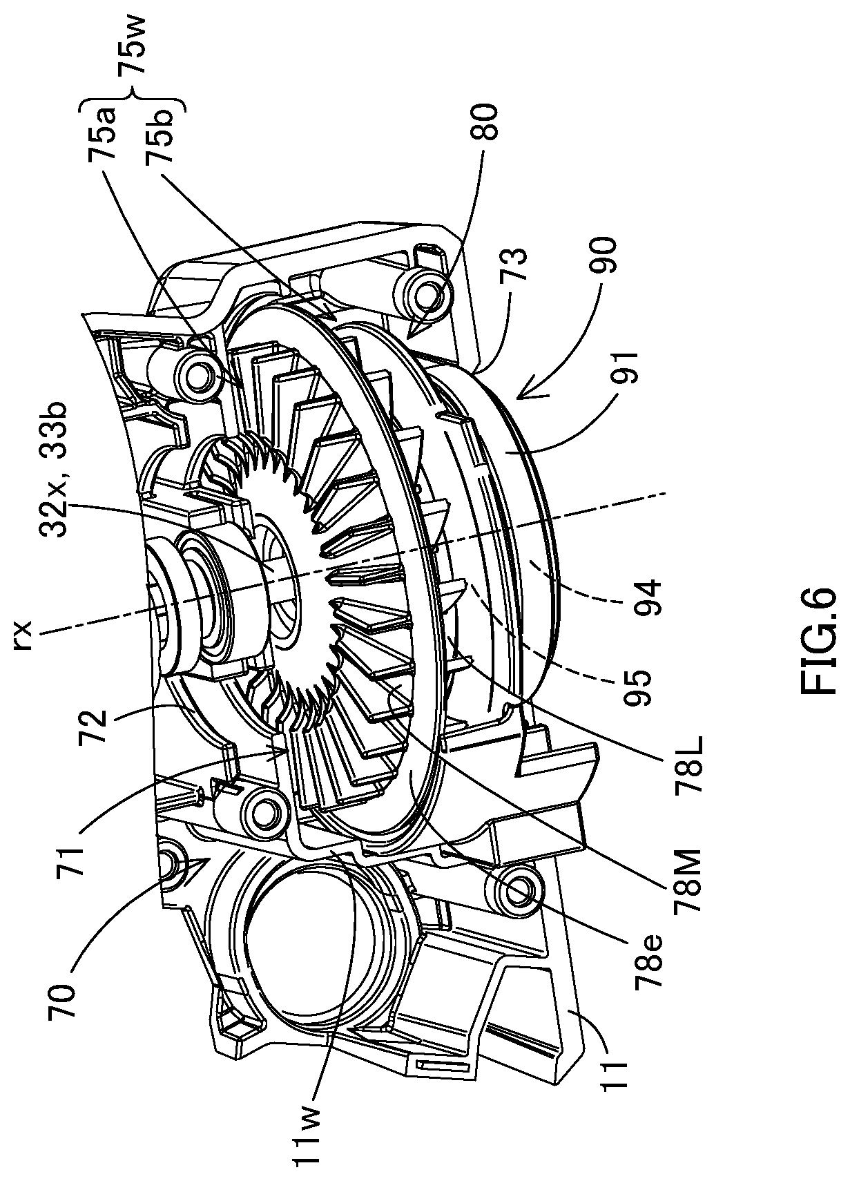 Patent US12350806 Figure 6 – Power tool having a hammer mechanism