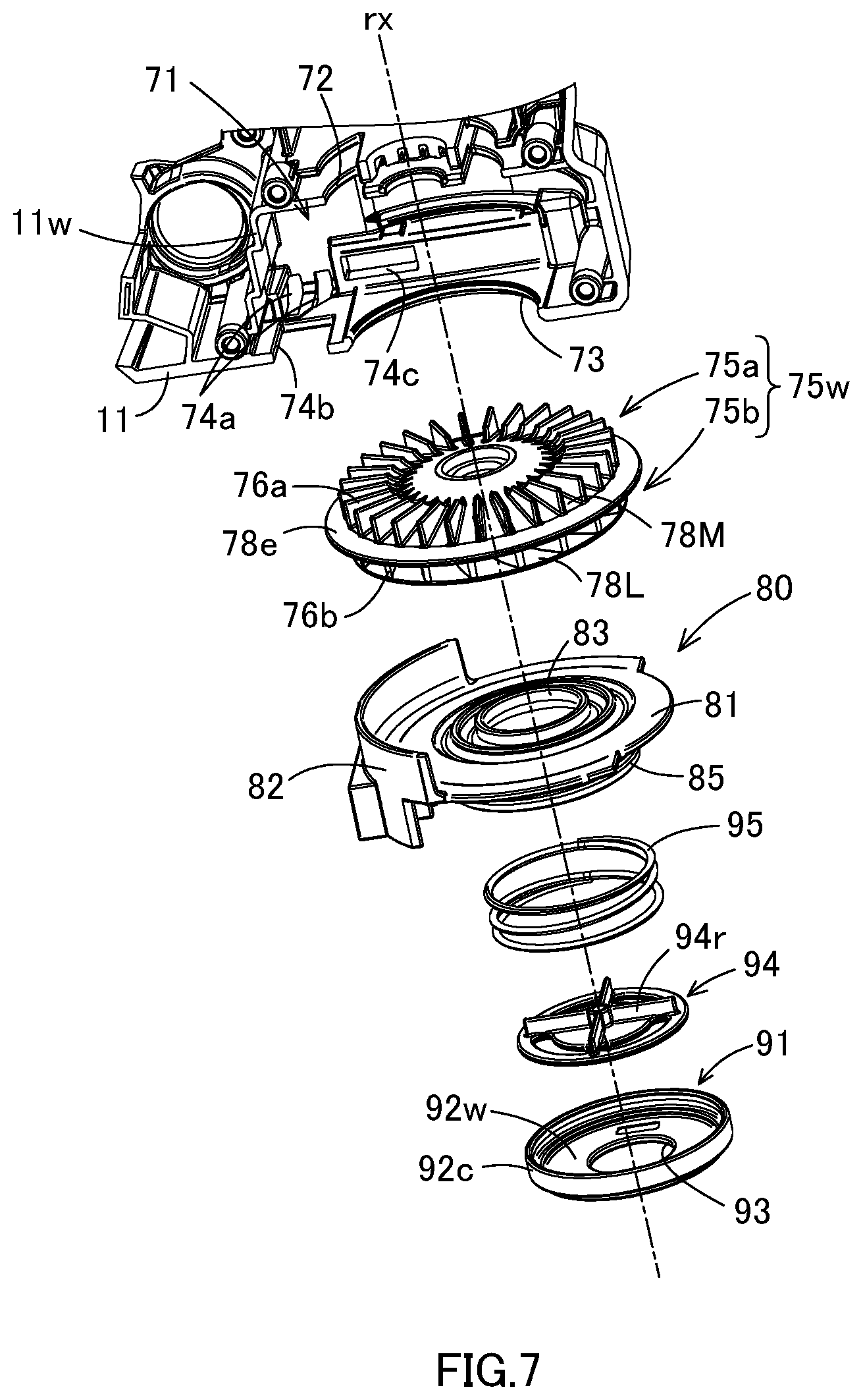Patent US12350806 Figure 7 – Power tool having a hammer mechanism