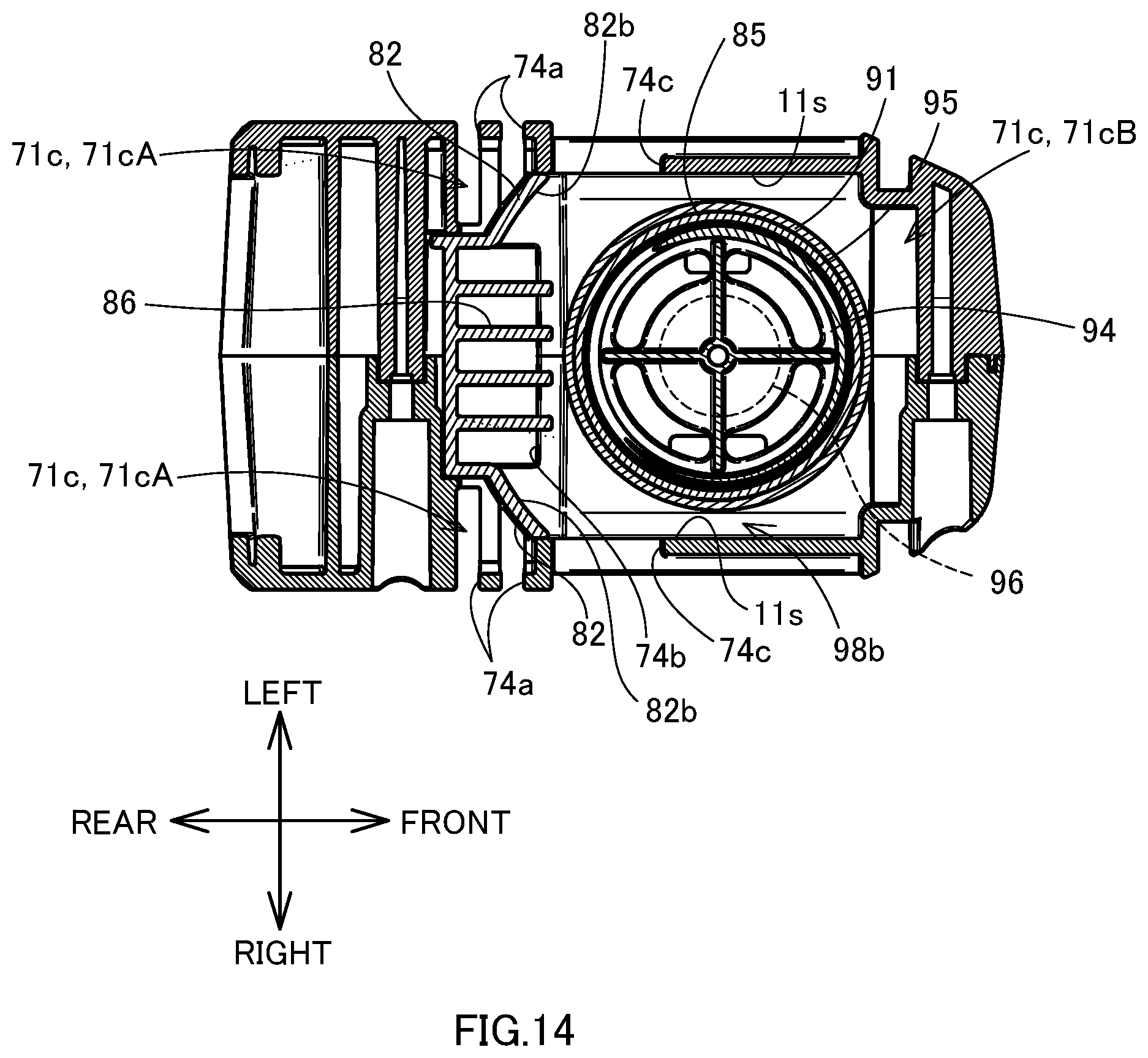Patent US12350806 Figure 14 – Power tool having a hammer mechanism
