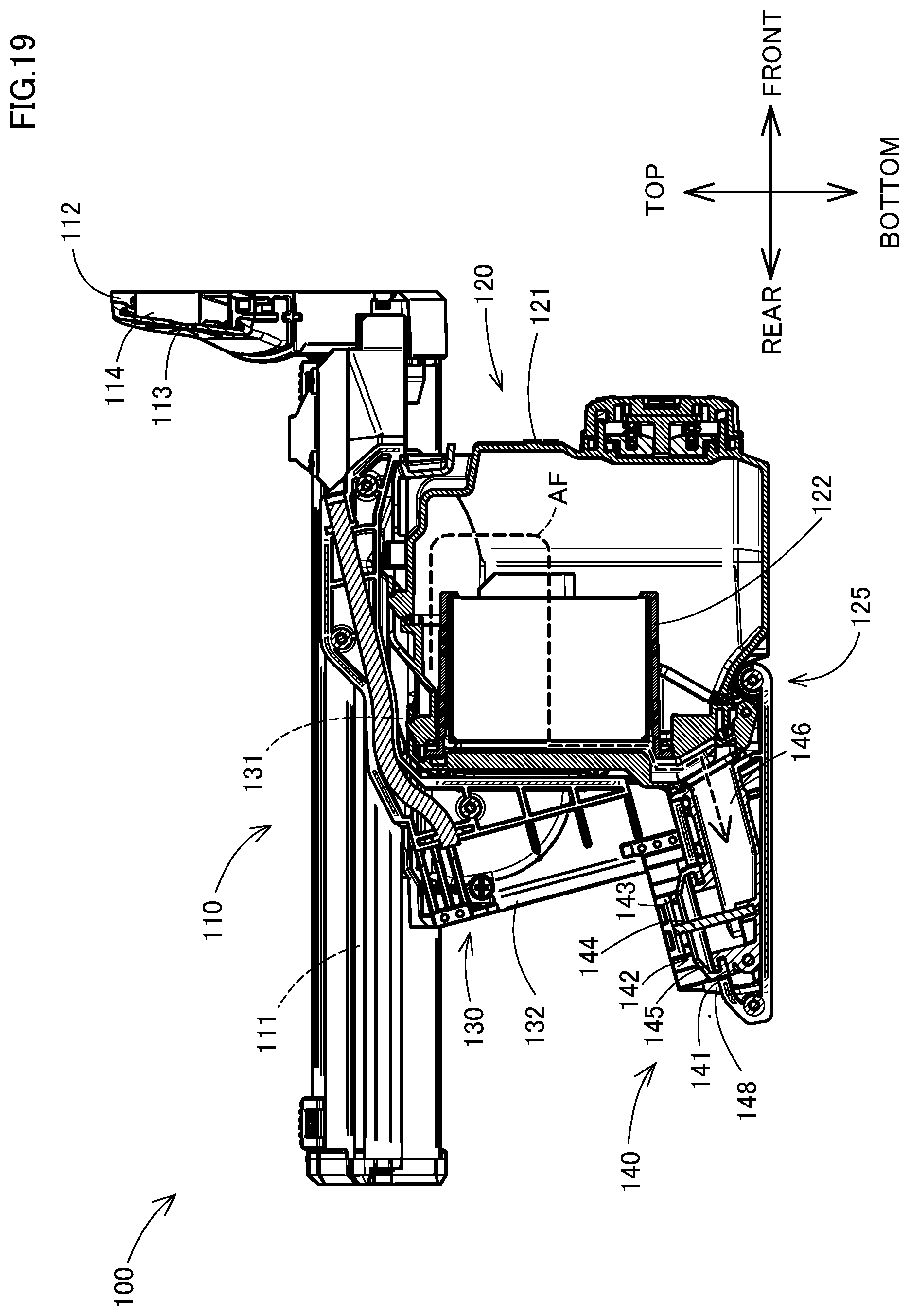 Patent US12350806 Figure 19 – Power tool having a hammer mechanism