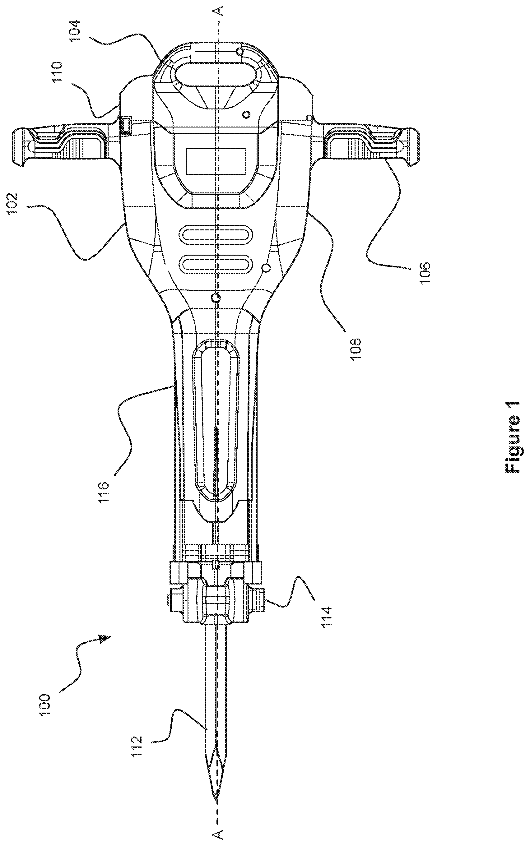 Patent US12350808 Figure 1 – Power tool