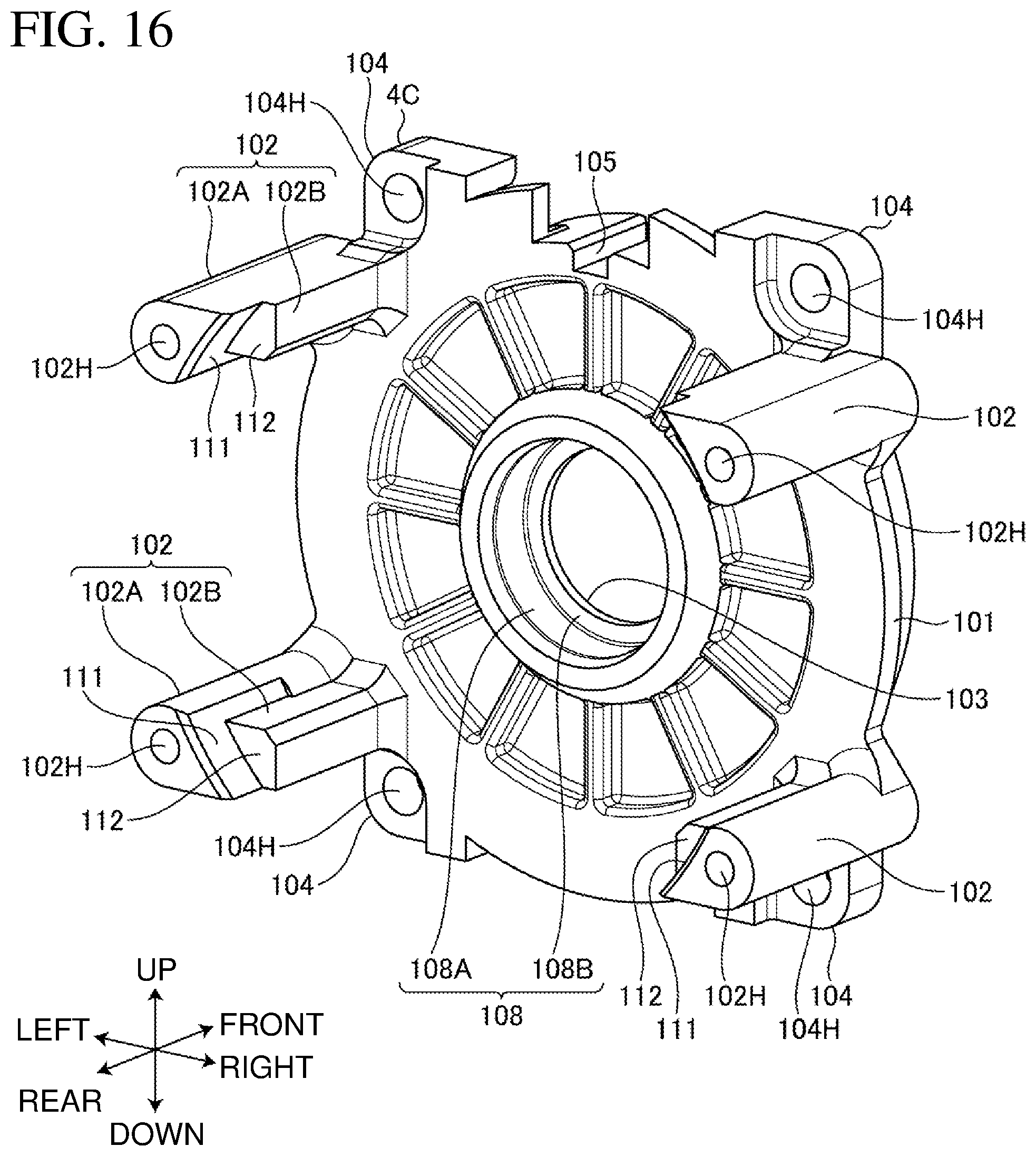 Patent US12350809 Figure 16 – Electric work machine