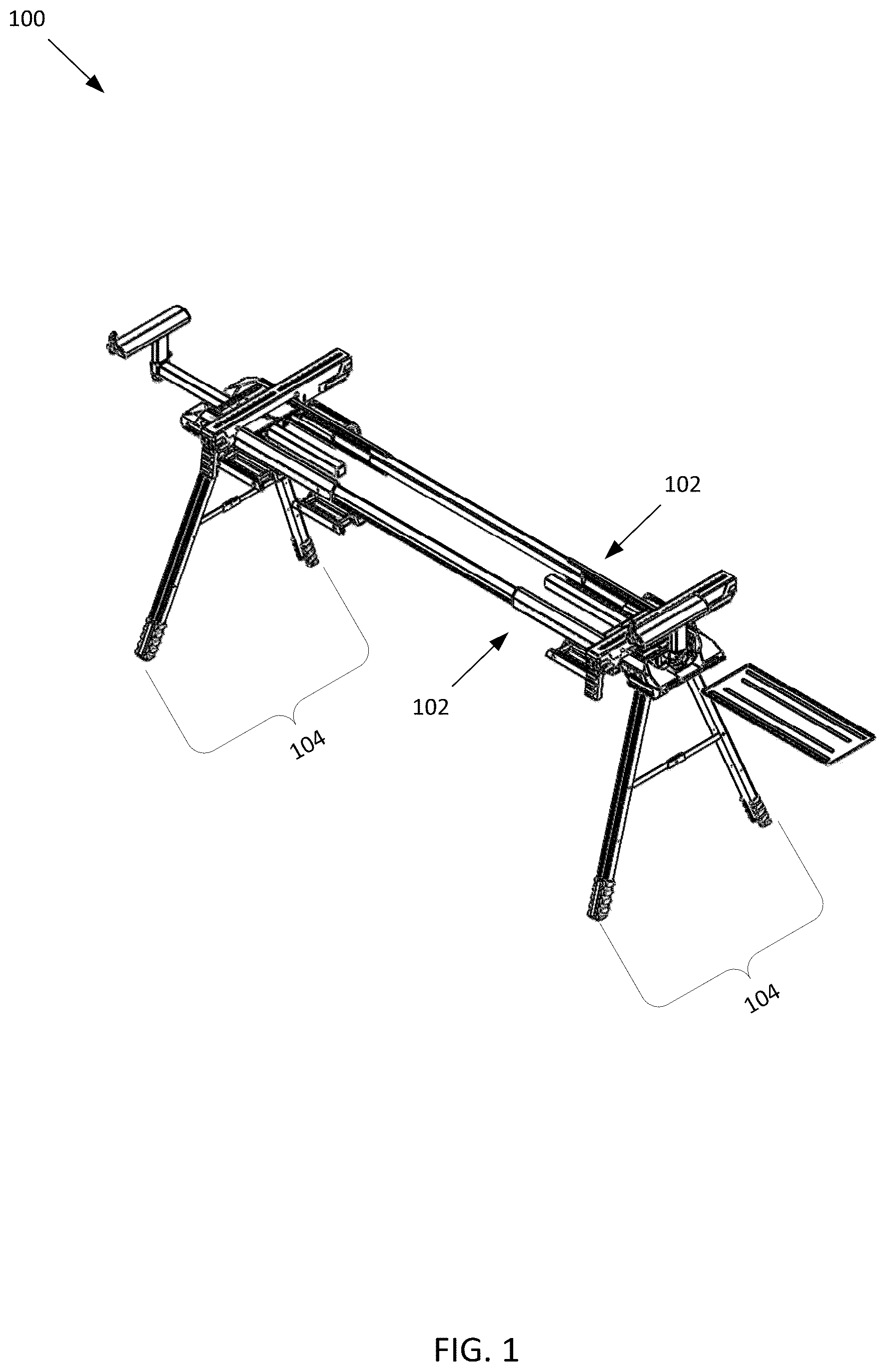 Patent US12350810 Figure 1 – Work stand and work stand features