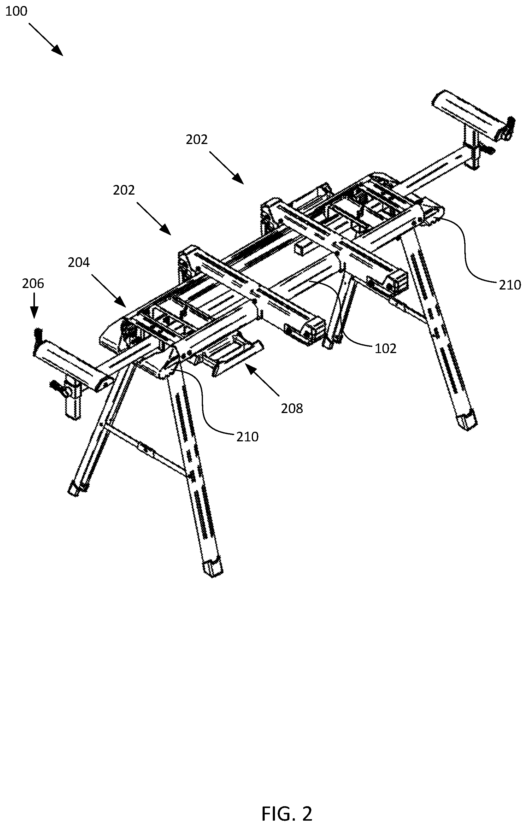 Patent US12350811 Figure 2 – Work support