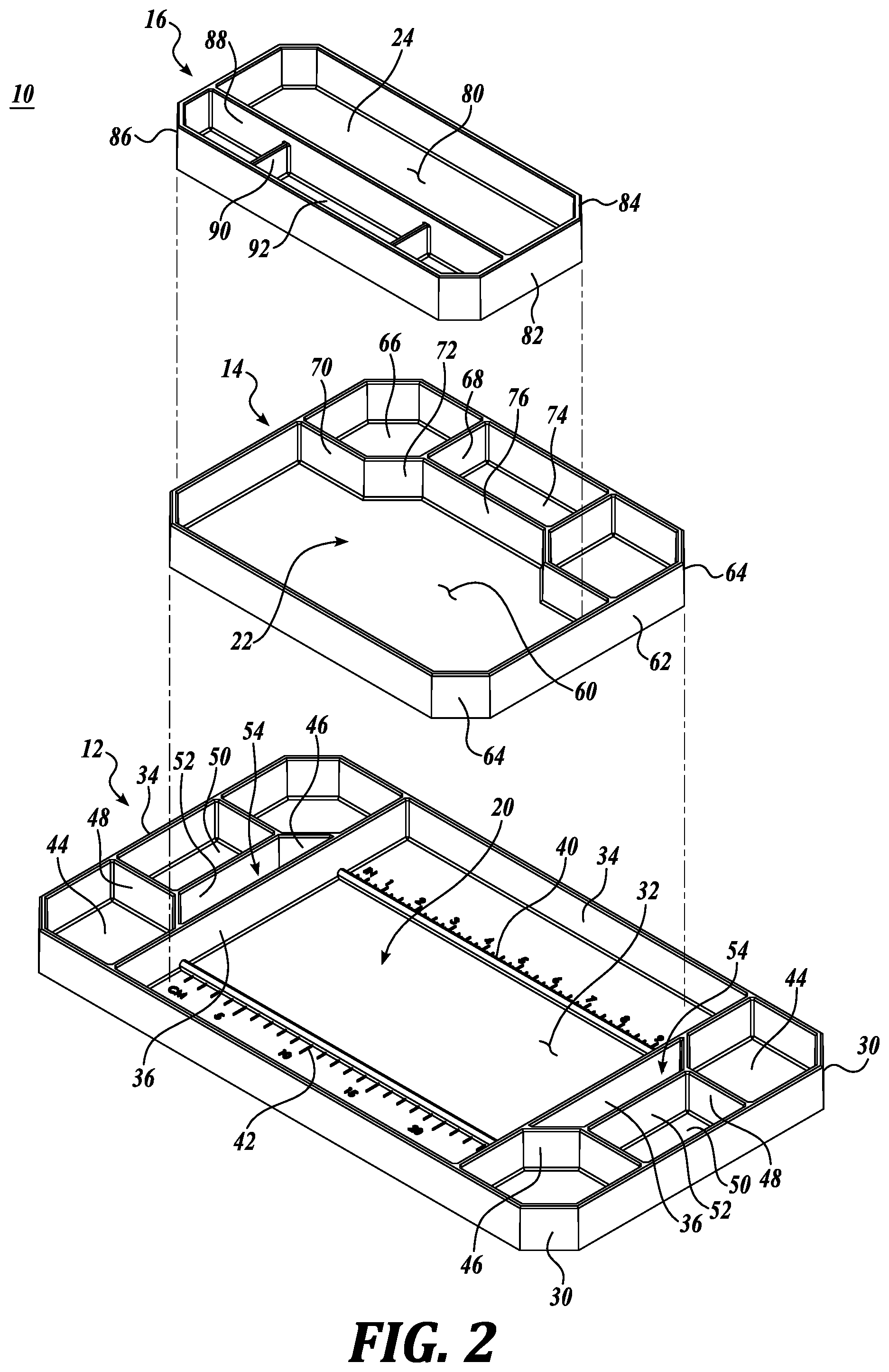 Patent US12350813 Figure 2 – Nesting tool tray set