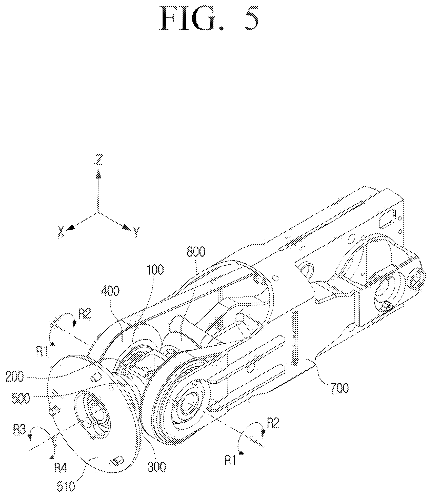 Patent US12350818 Figure 5 – Joint device for robot