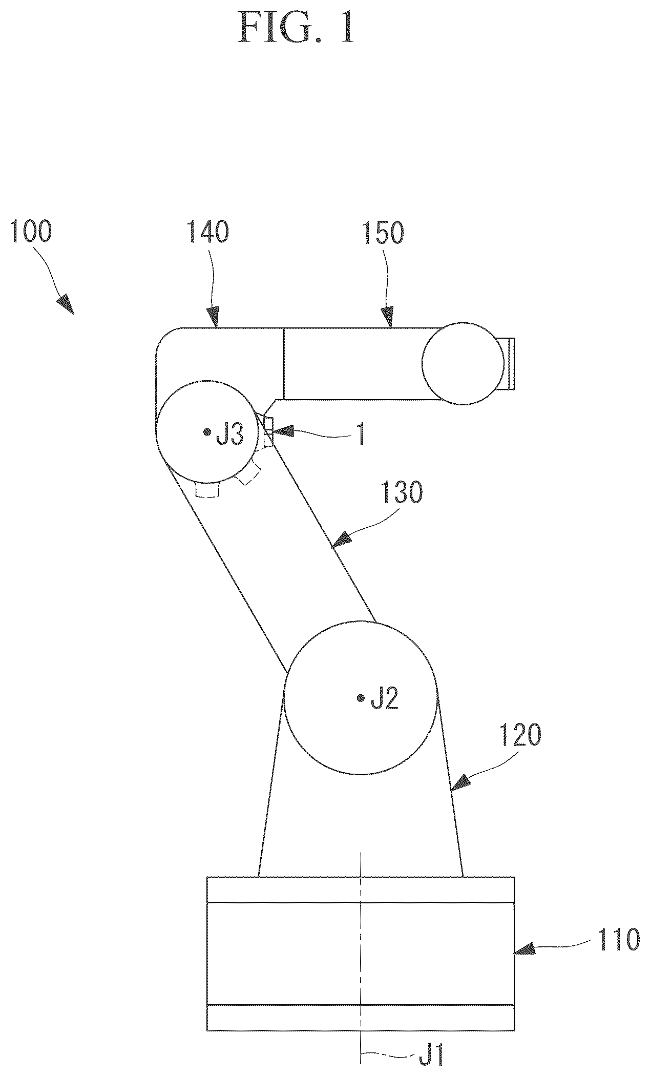 Patent US12350819 Figure 1 – Moving mechanism stopping device and robot