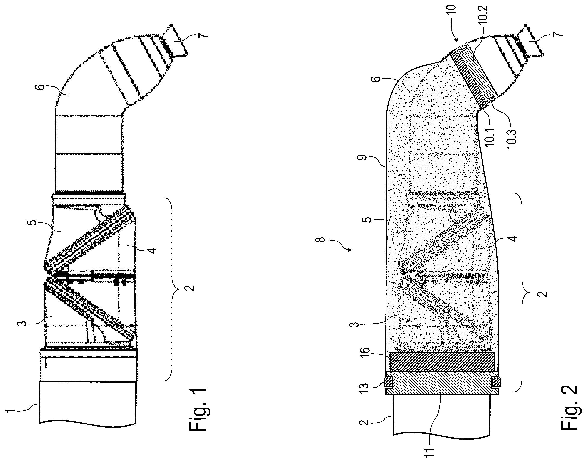 Patent US12350822 — Protective covering for a robot hand axis — Figure 1