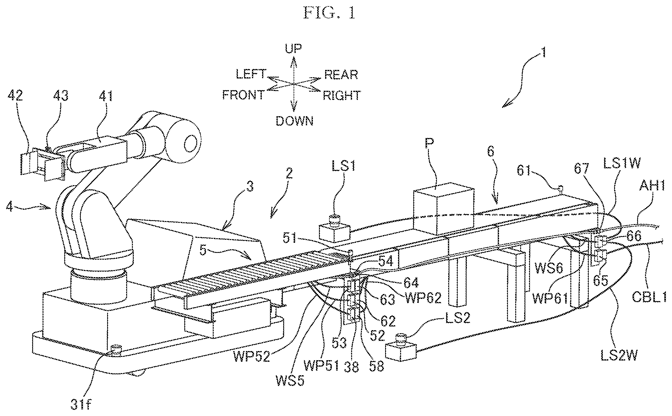 Patent US12350826 Figure 1 – Loading and unloading system