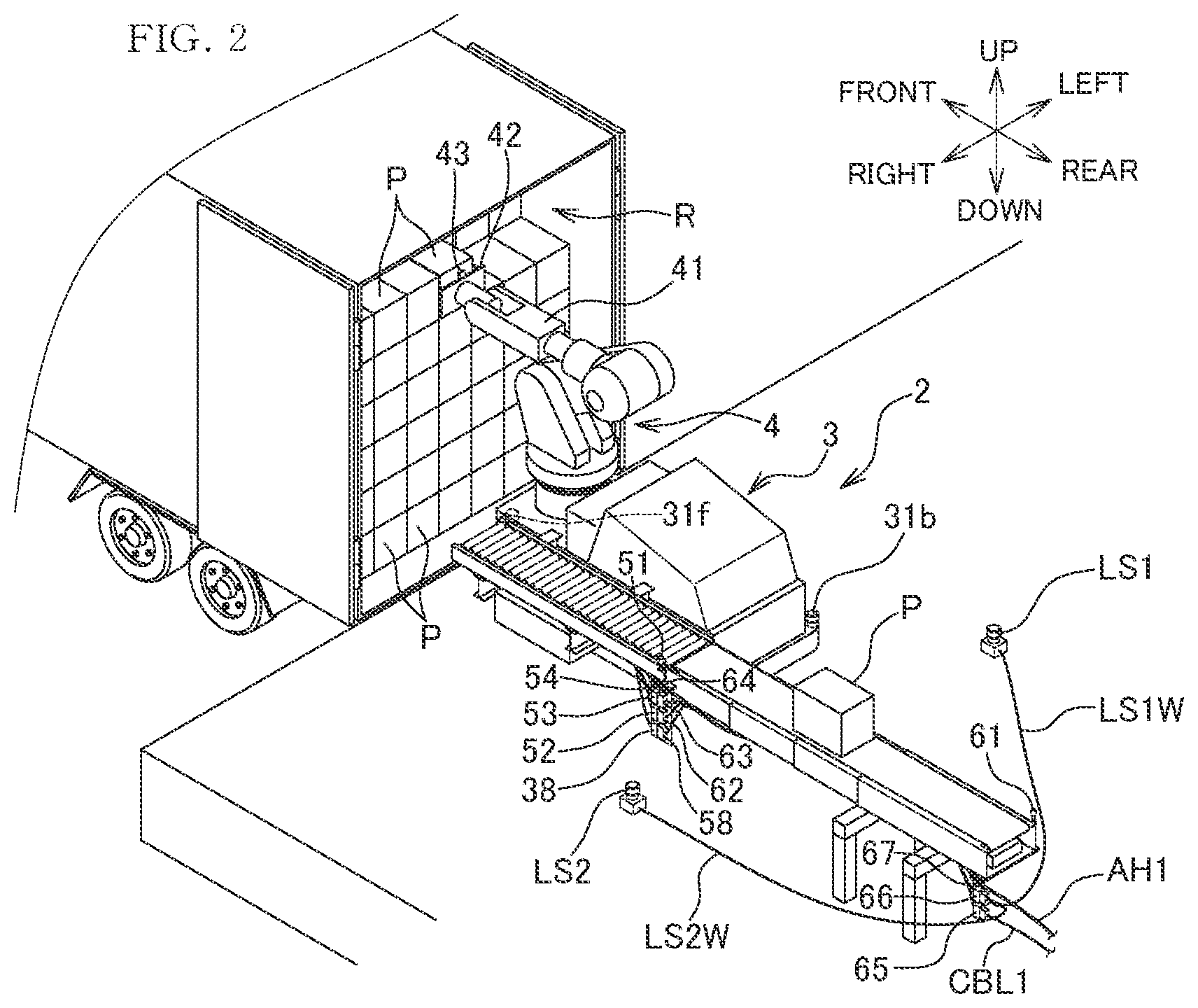Patent US12350826 Figure 2 – Loading and unloading system