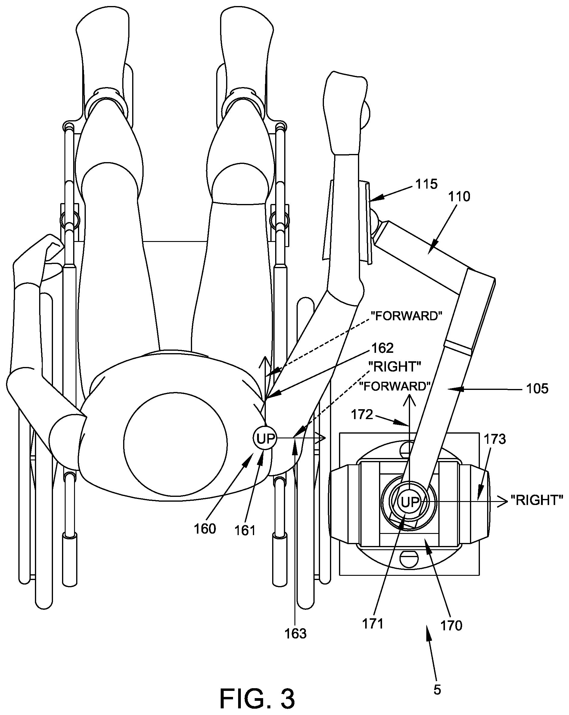 Patent US12350830 Figure 3 – Multi-active-axis, non-exoskeletal rehabilitation device