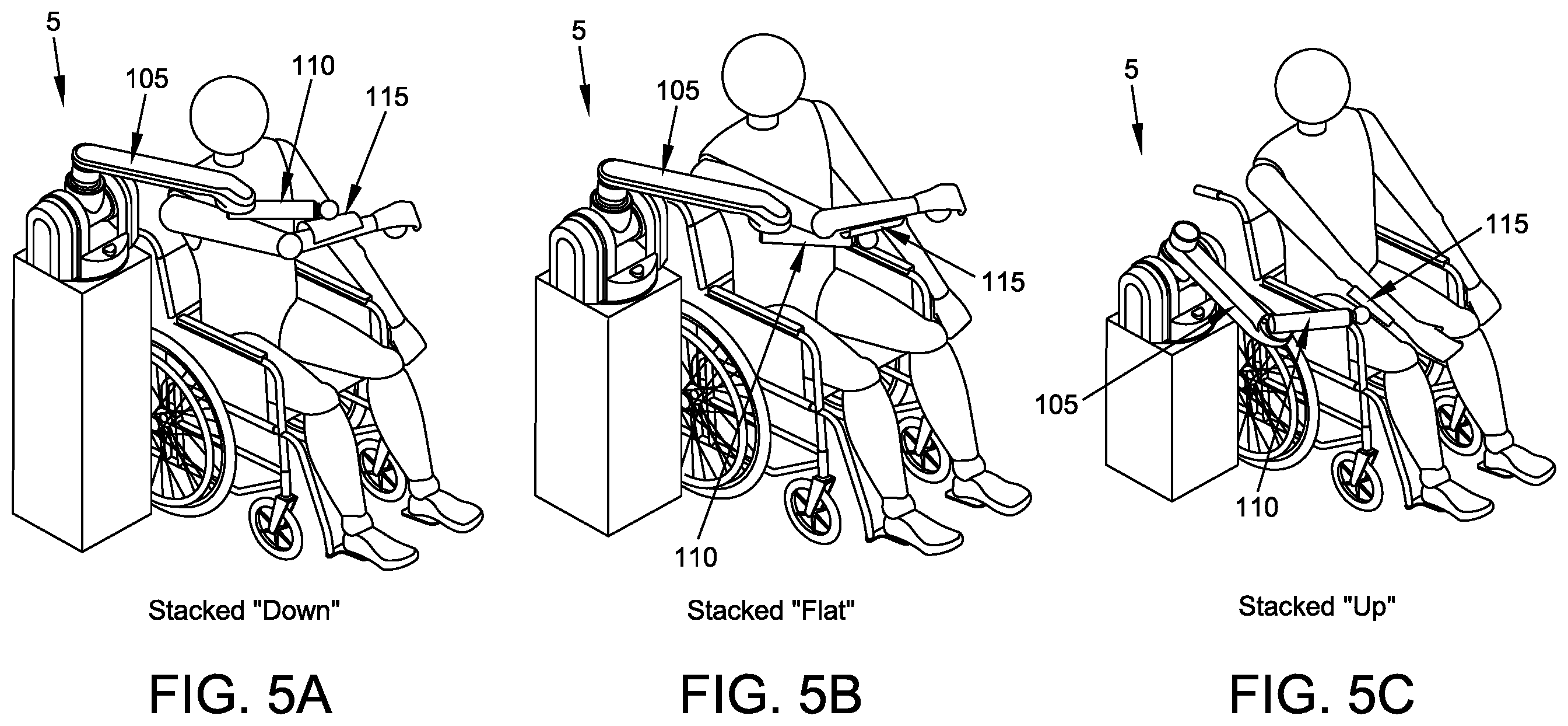 Patent US12350830 Figure 5 – Multi-active-axis, non-exoskeletal rehabilitation device