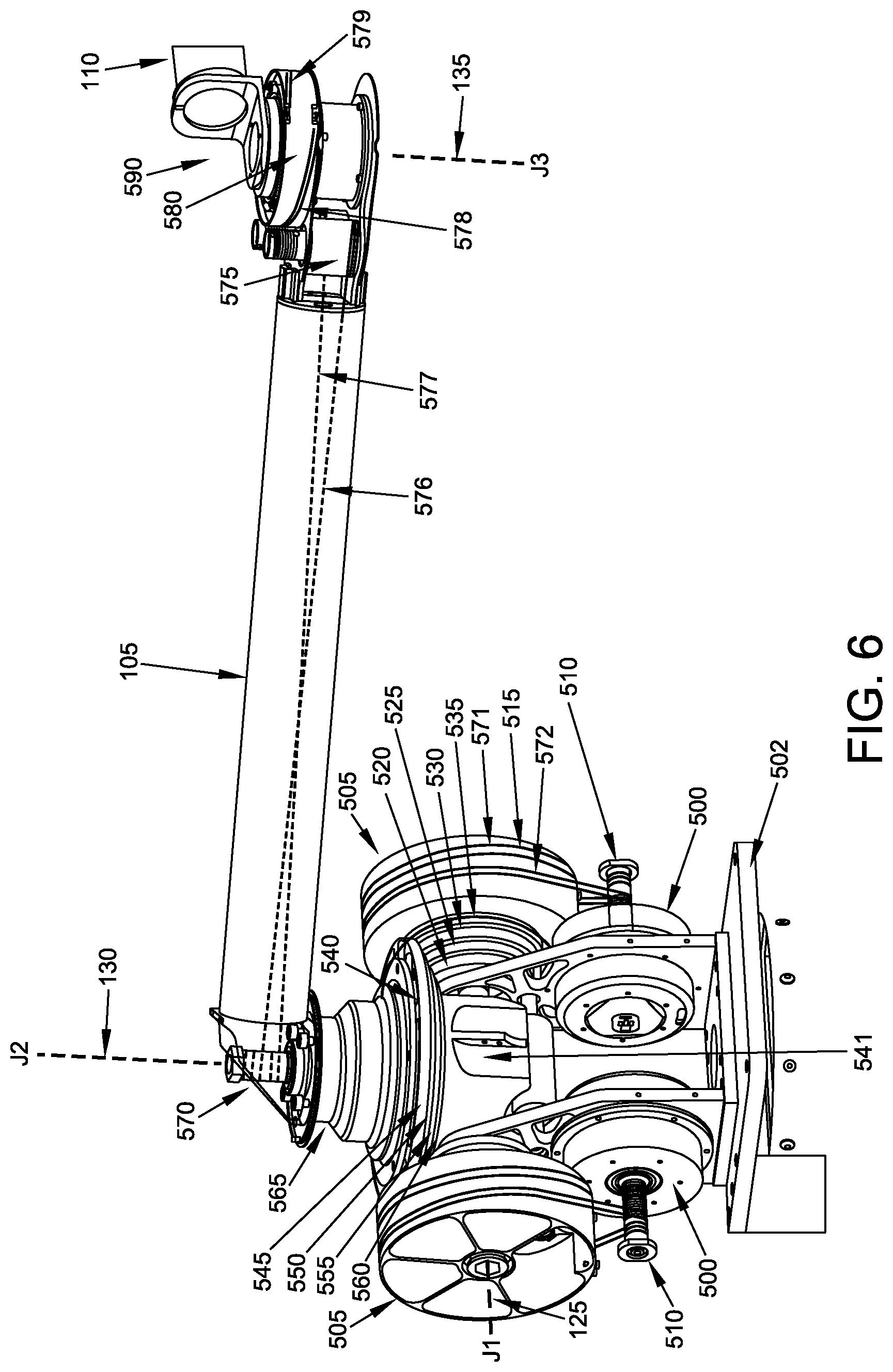 Patent US12350830 Figure 6 – Multi-active-axis, non-exoskeletal rehabilitation device