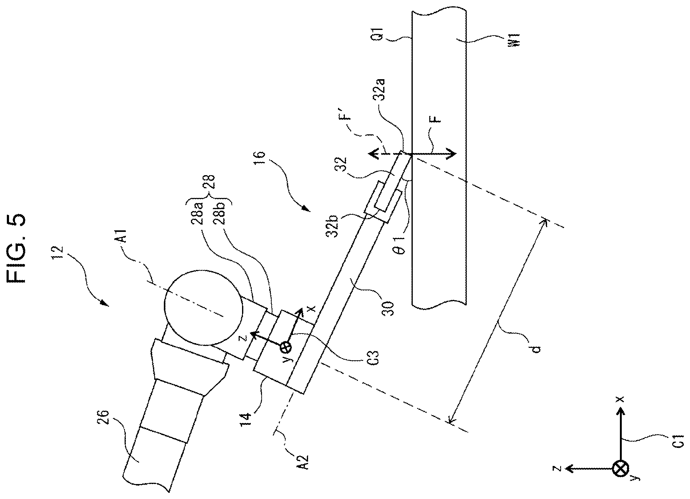 Patent US12350839 Figure 5 – Robot system, method, and computer program for performing scraping process