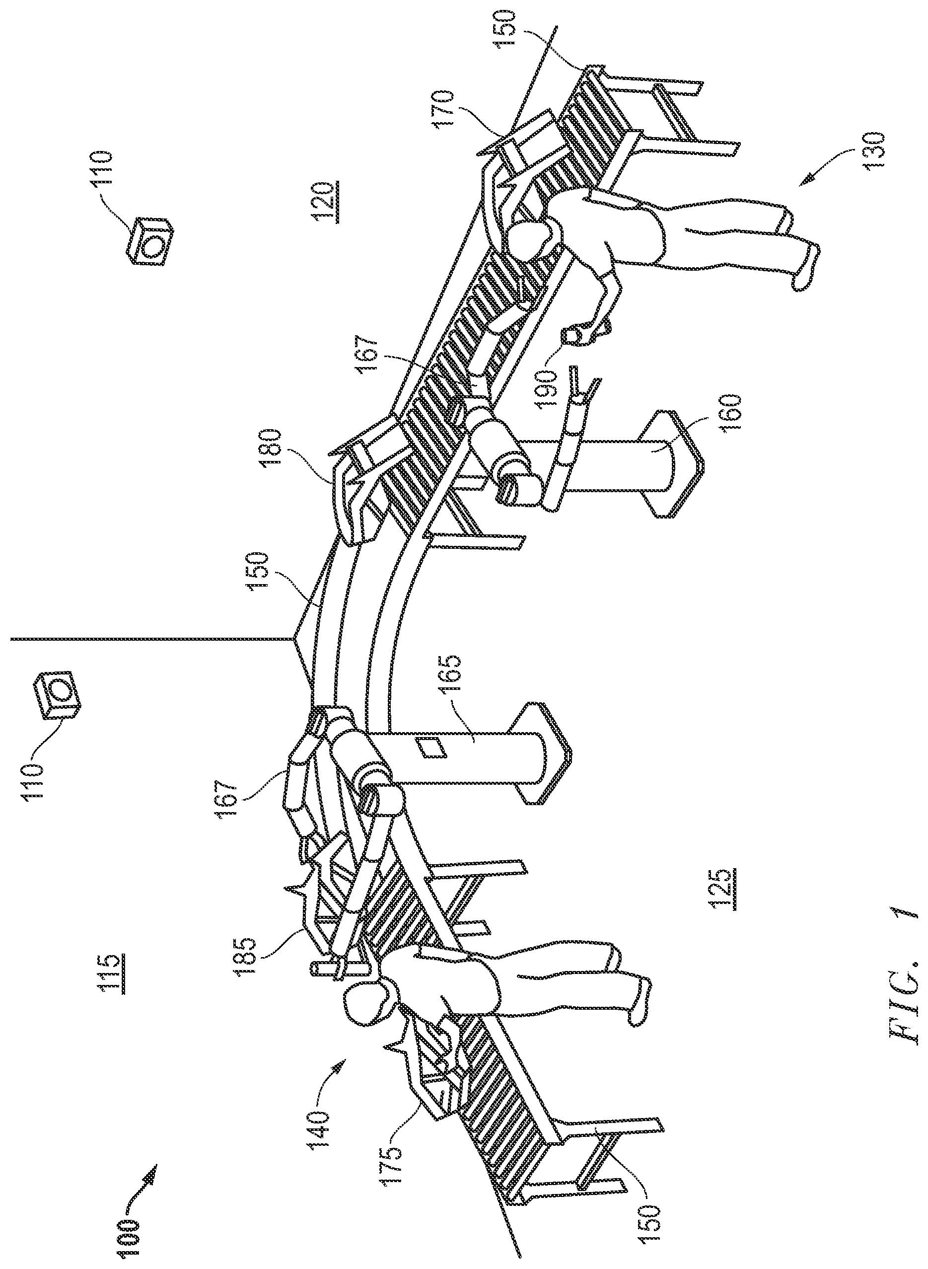 Patent US12350842 Figure 1 – Collaborative robotic system