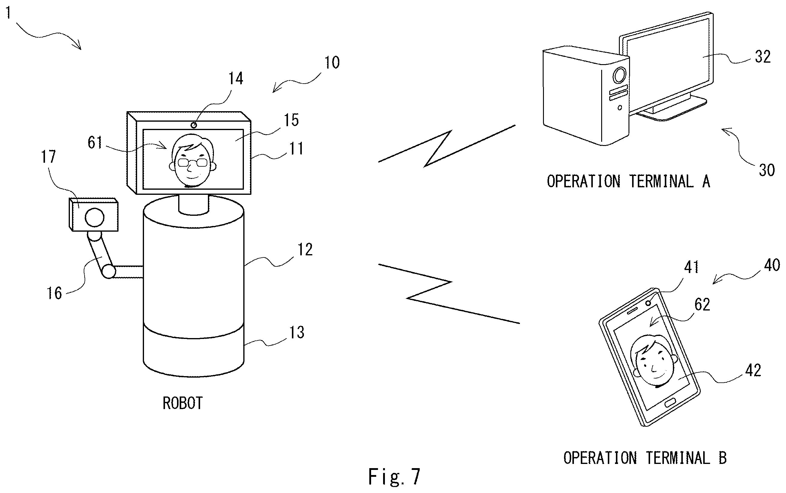 Patent US12350846 Figure 7 – Robot system, method for controlling robot system, and program
