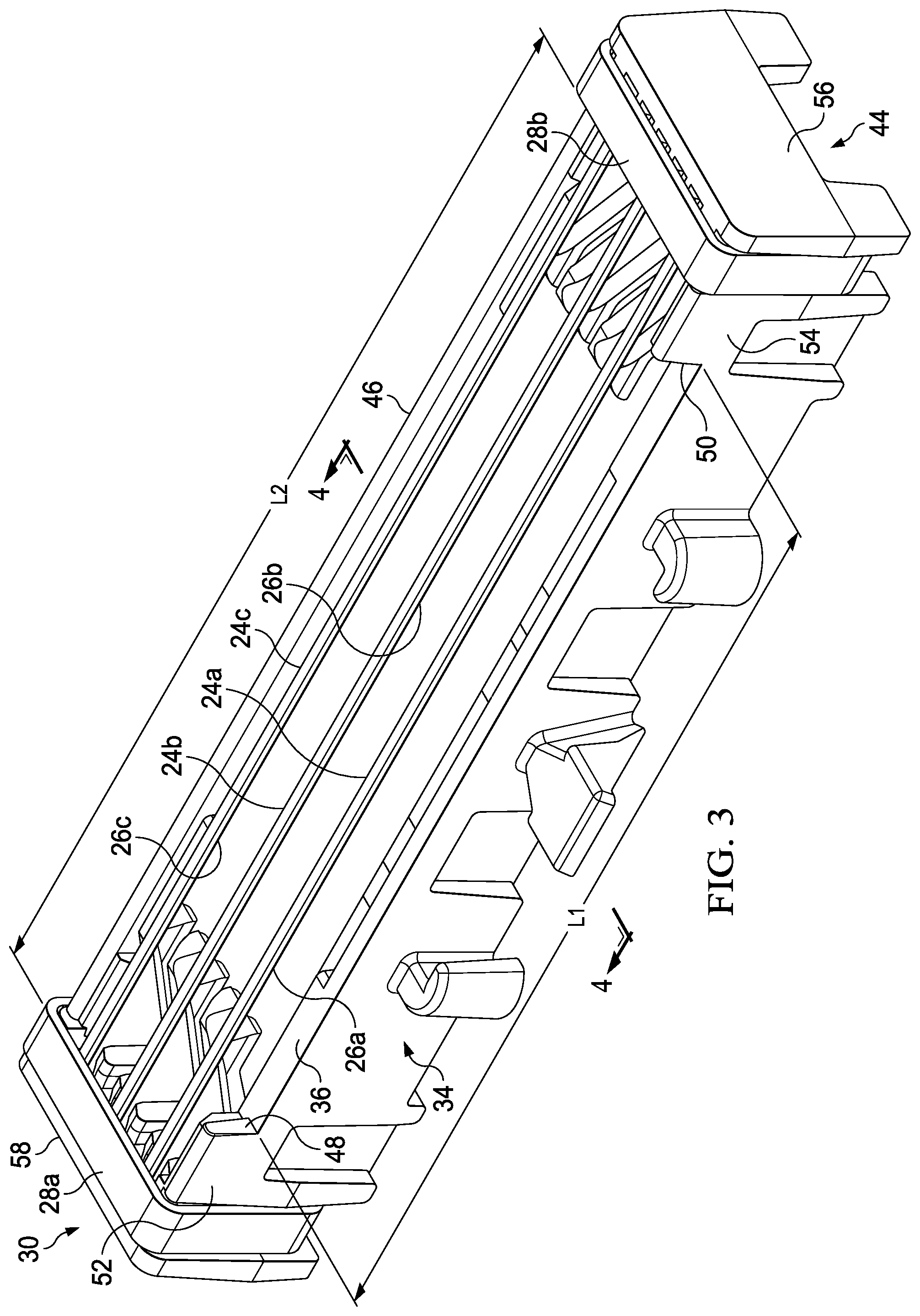 Patent US12350850 Figure 4 – Razor cartridge