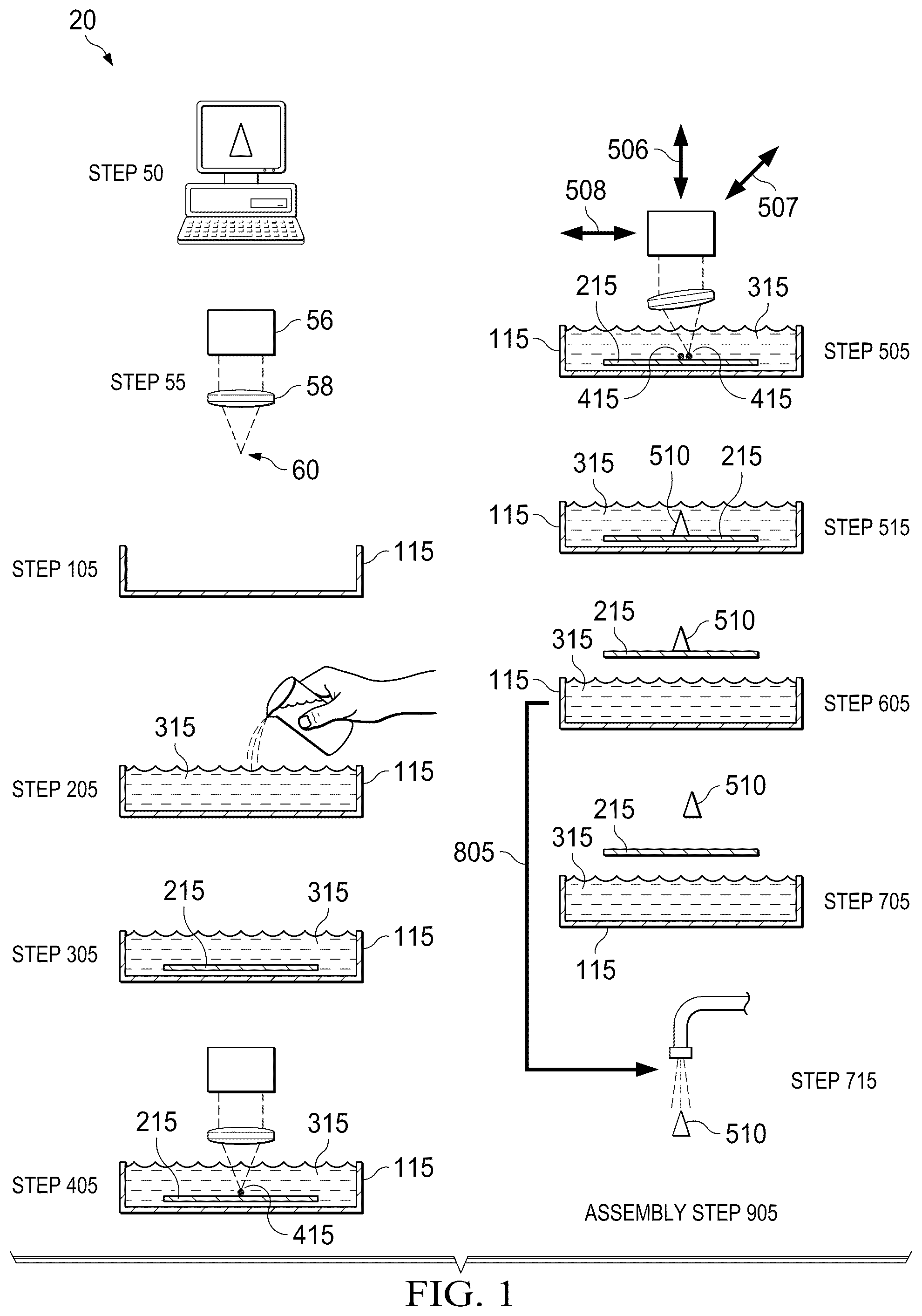 Patent US12350852 Figure 1 – Polymeric cutting edge structures and method of manufacturing polymeric cutting edge structures