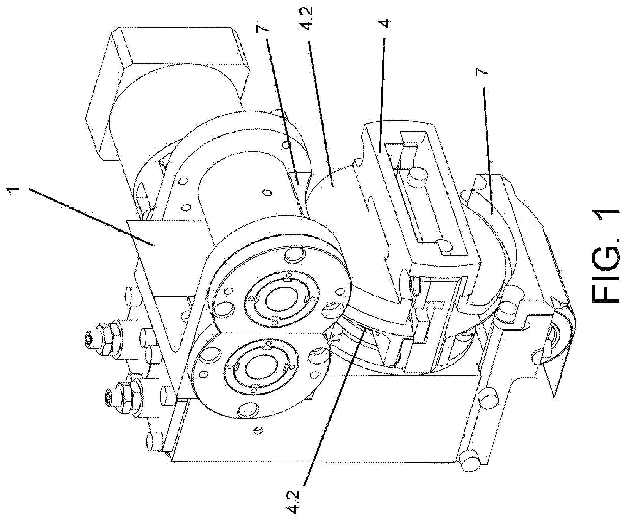 Patent US12350855 Figure 1 – Shear cutting system with orientable blade
