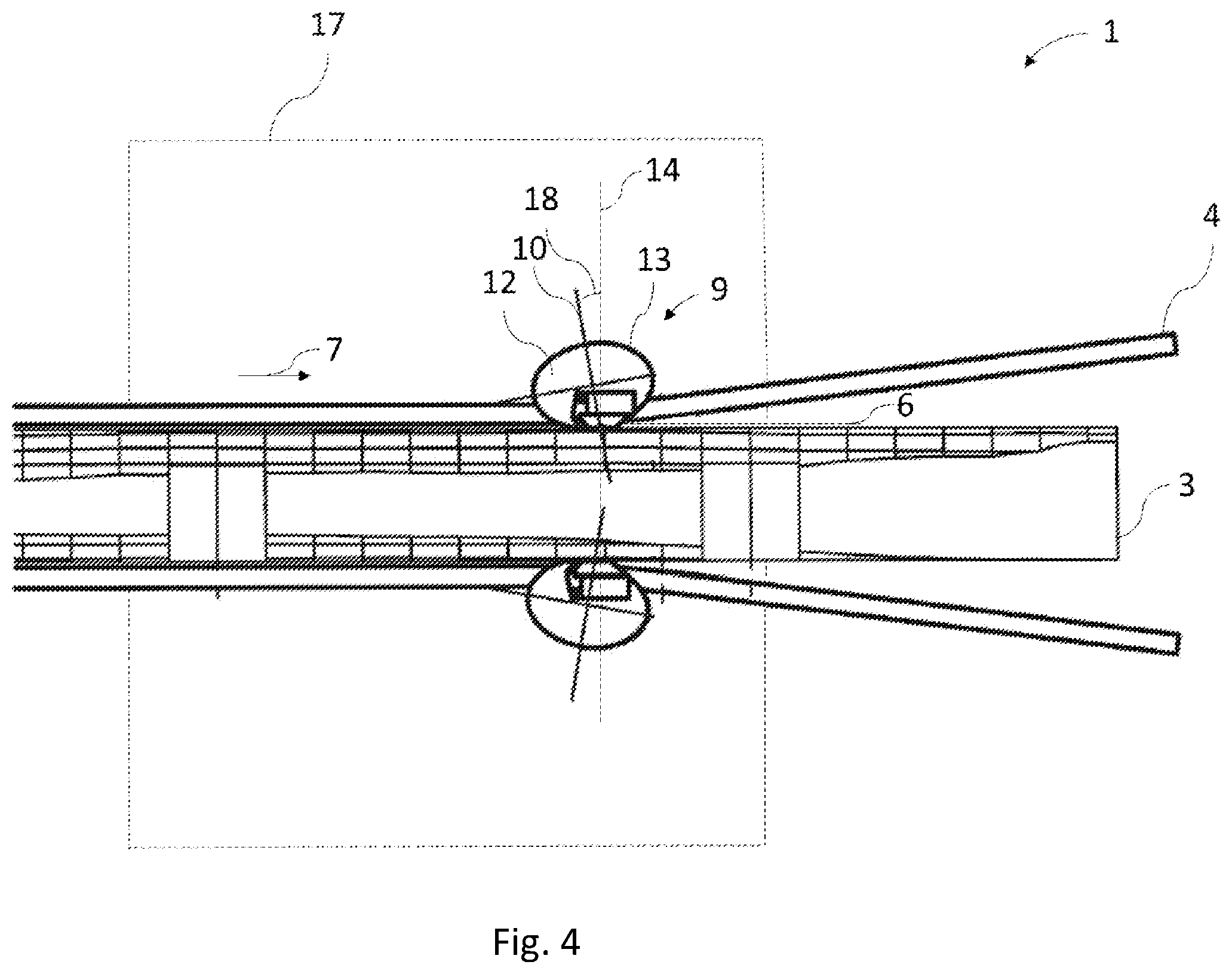 Patent US12350856 Figure 4 – Apparatus for separating a sawn timber package into main and side products