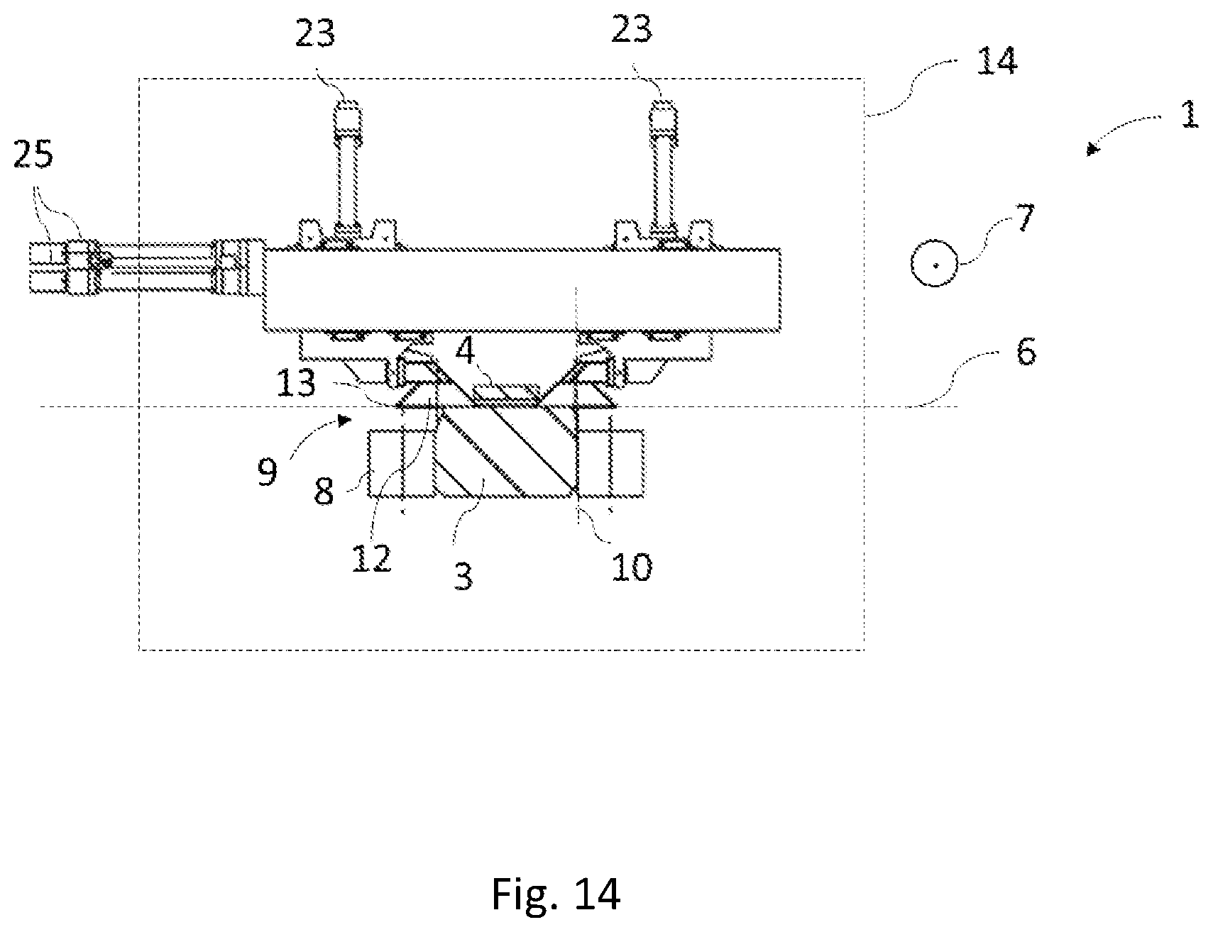 Patent US12350856 Figure 14 – Apparatus for separating a sawn timber package into main and side products