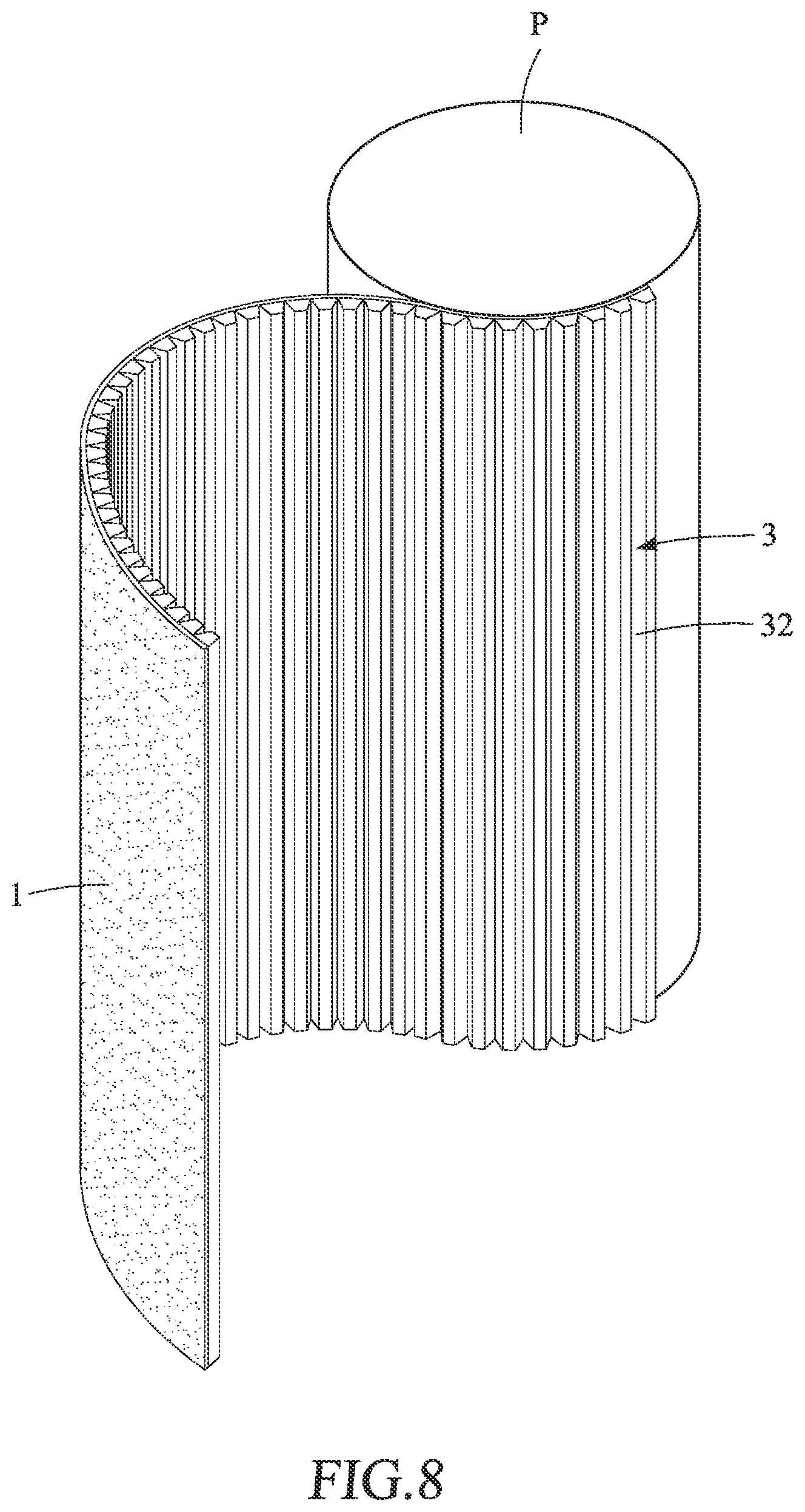 Patent US12350858 Figure 5 – Manufacturing method of composite panel