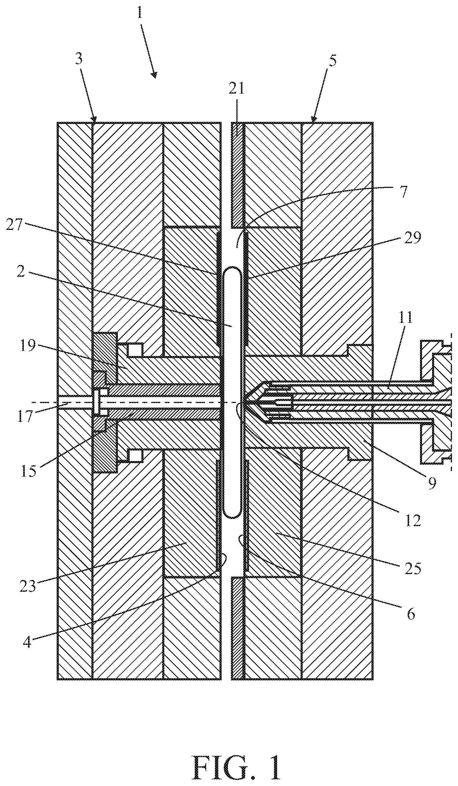 Patent US12350867 — Method for producing gramophone records by injection moulding — Figure 1