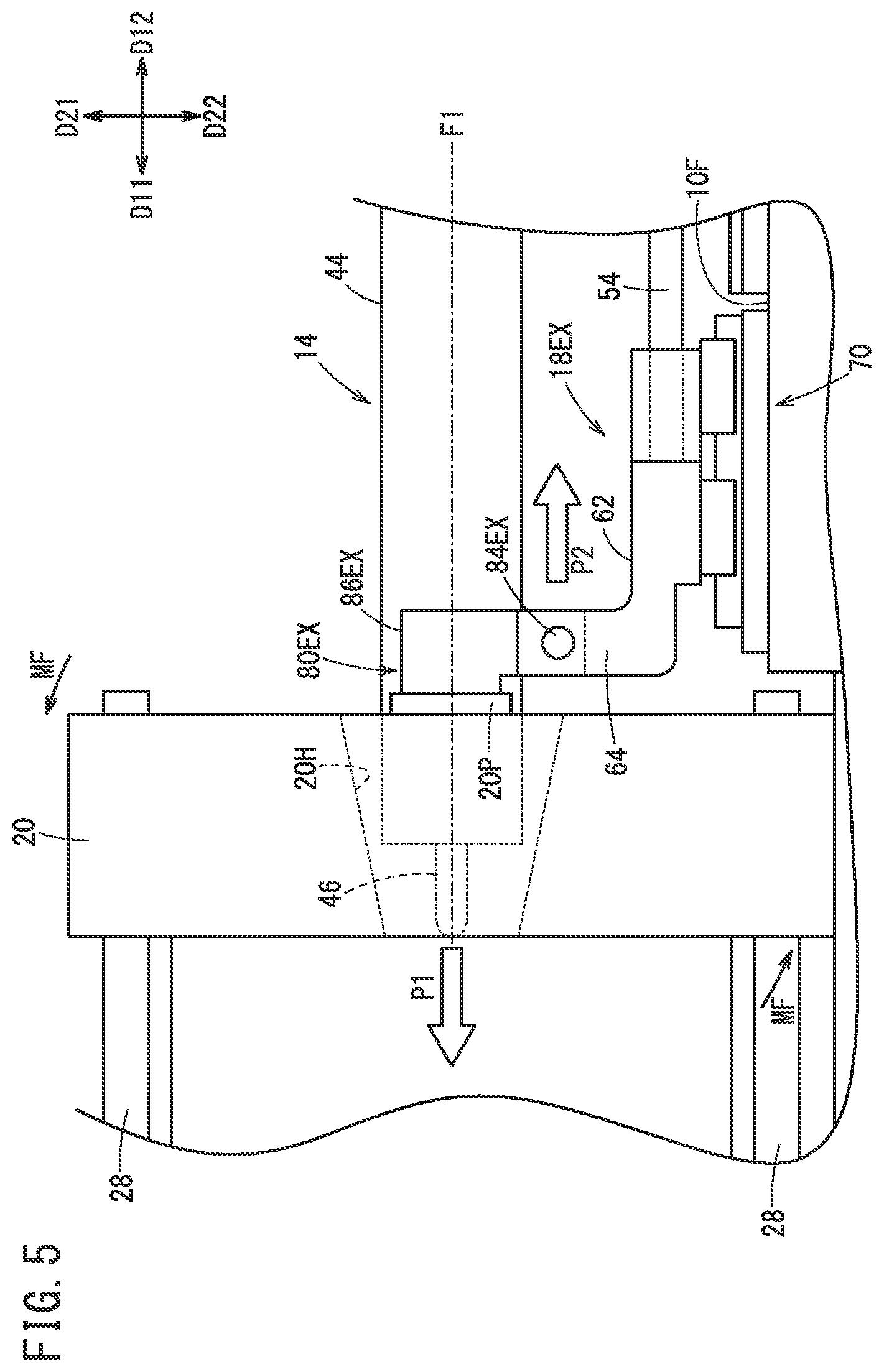Patent US12350871 Figure 5 – Injection molding machine