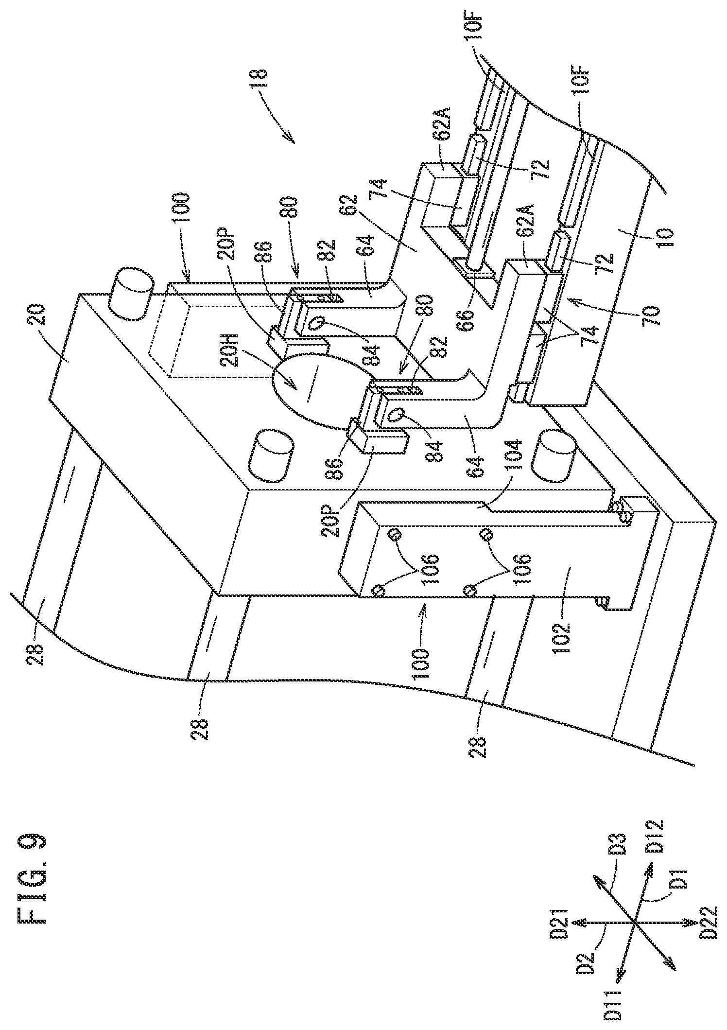 Patent US12350871 Figure 9 – Injection molding machine
