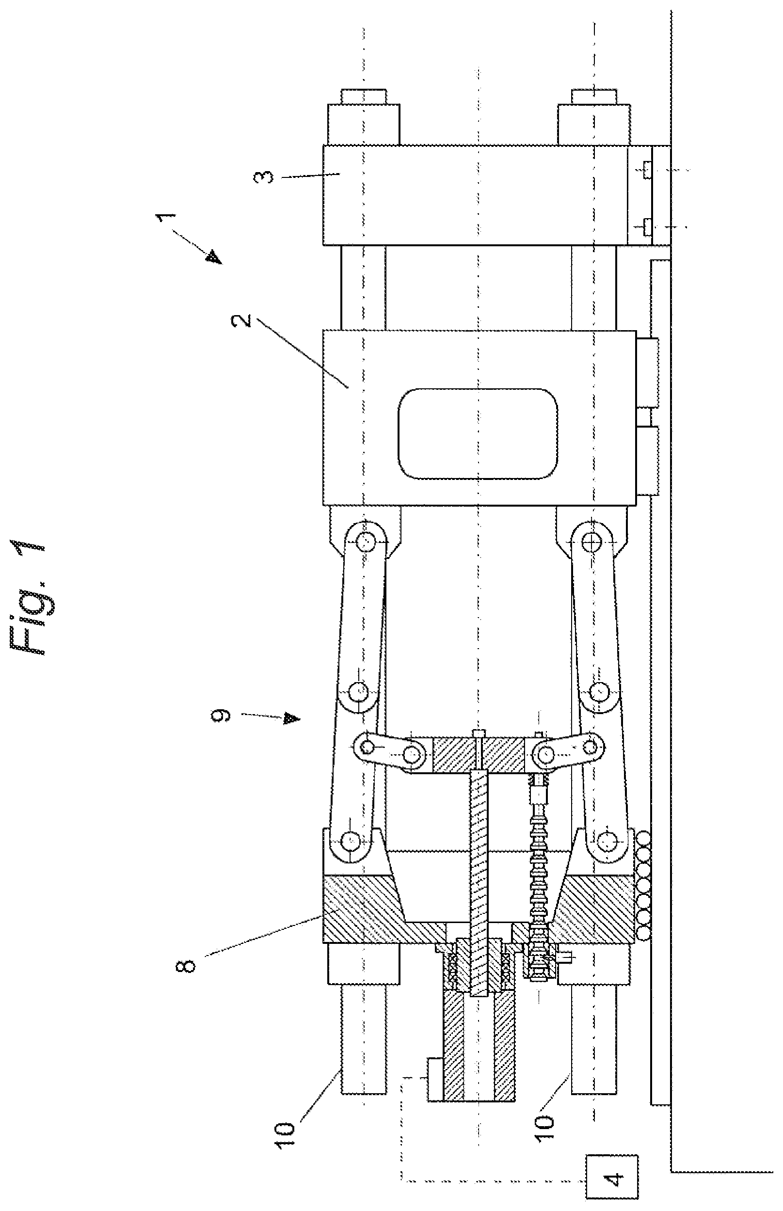 Patent US12350873 Figure 1 – Method for moving a movable platen