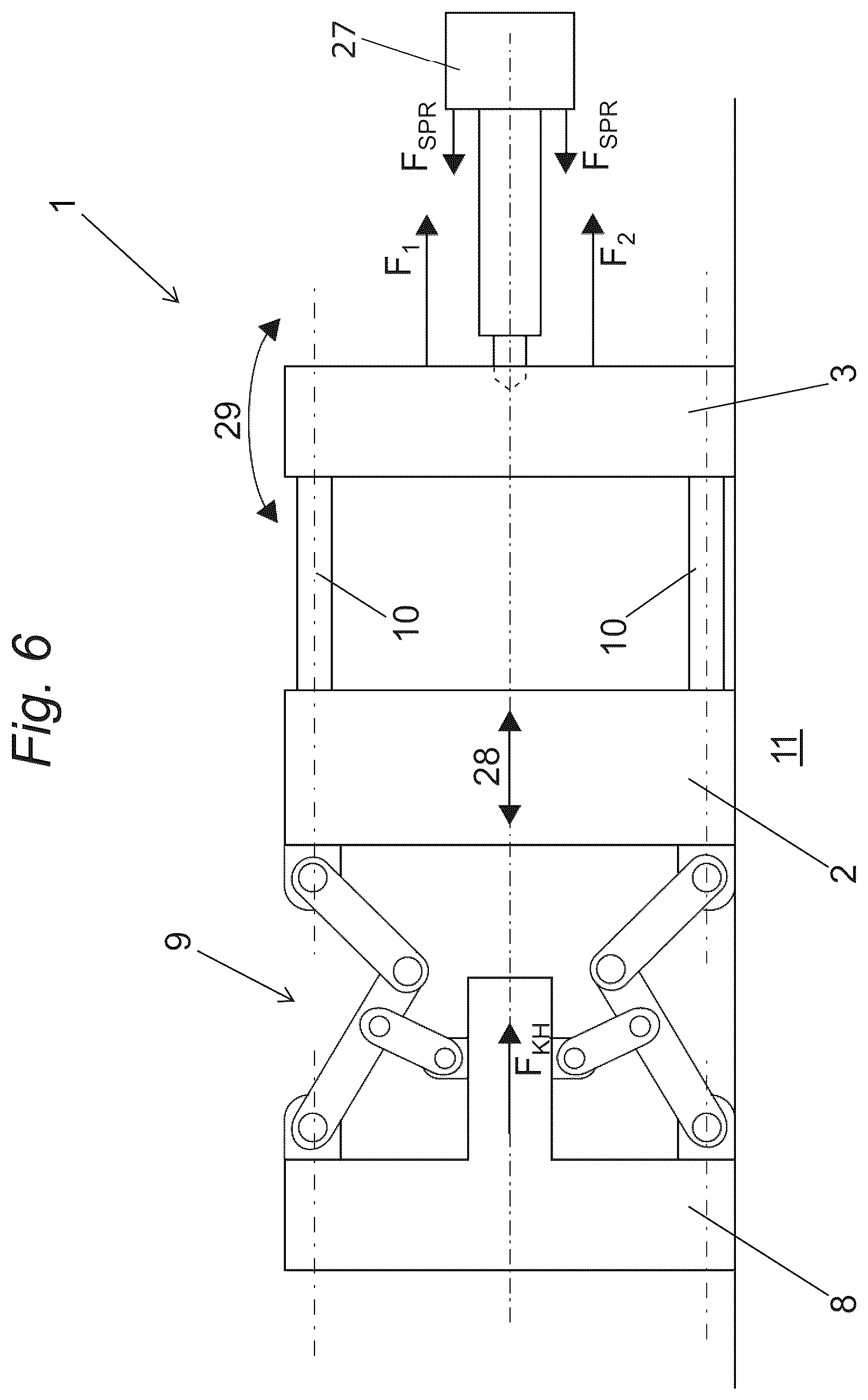 Patent US12350873 Figure 5 – Method for moving a movable platen