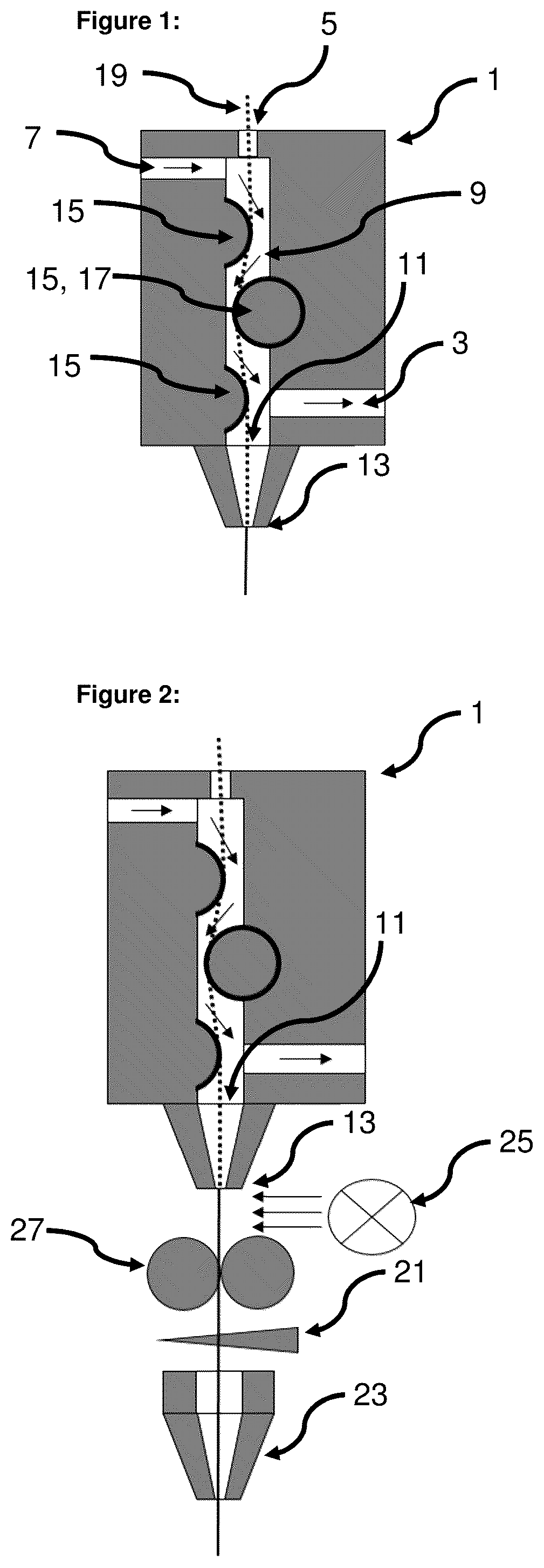 Patent US12350882 — Print head for the additive manufacturing of fibre reinforced materials — Figure 1