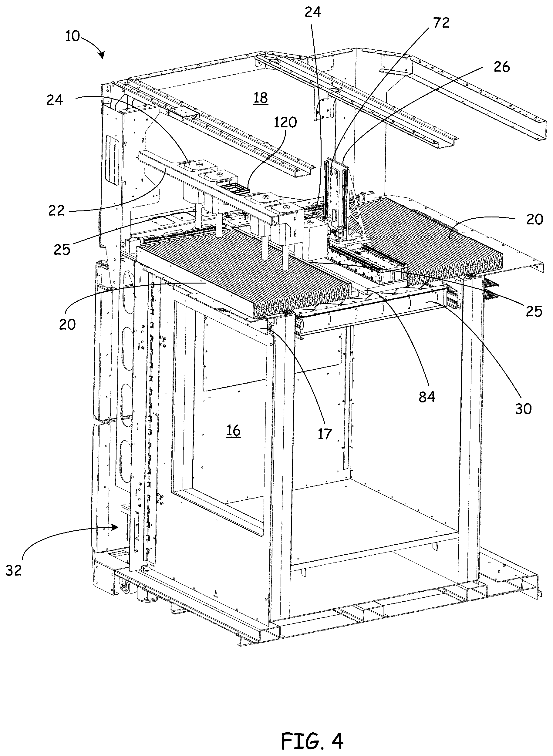 Patent US12350884 Figure 4 – Local z print head positioning system in a 3D printer