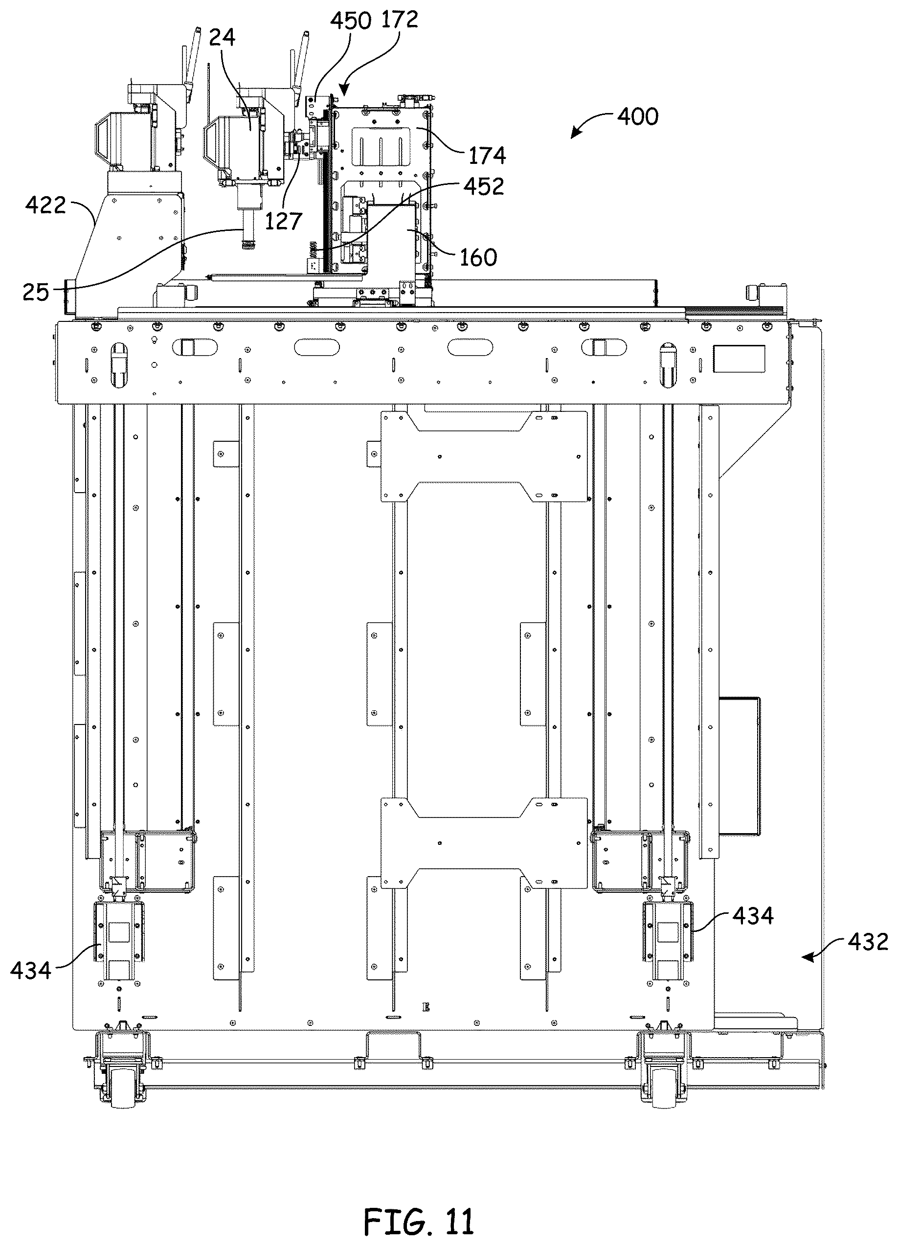 Patent US12350884 Figure 12 – Local z print head positioning system in a 3D printer