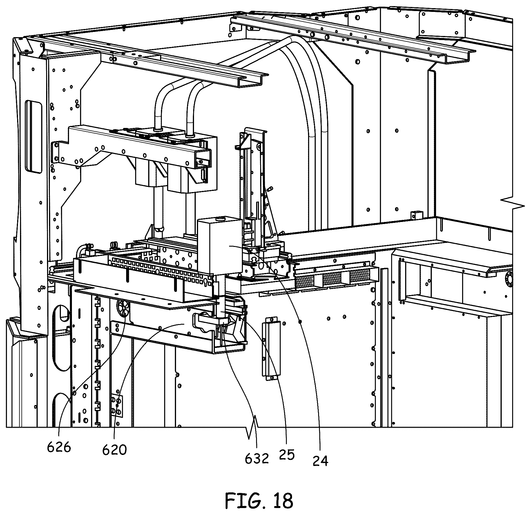 Patent US12350884 Figure 18 – Local z print head positioning system in a 3D printer