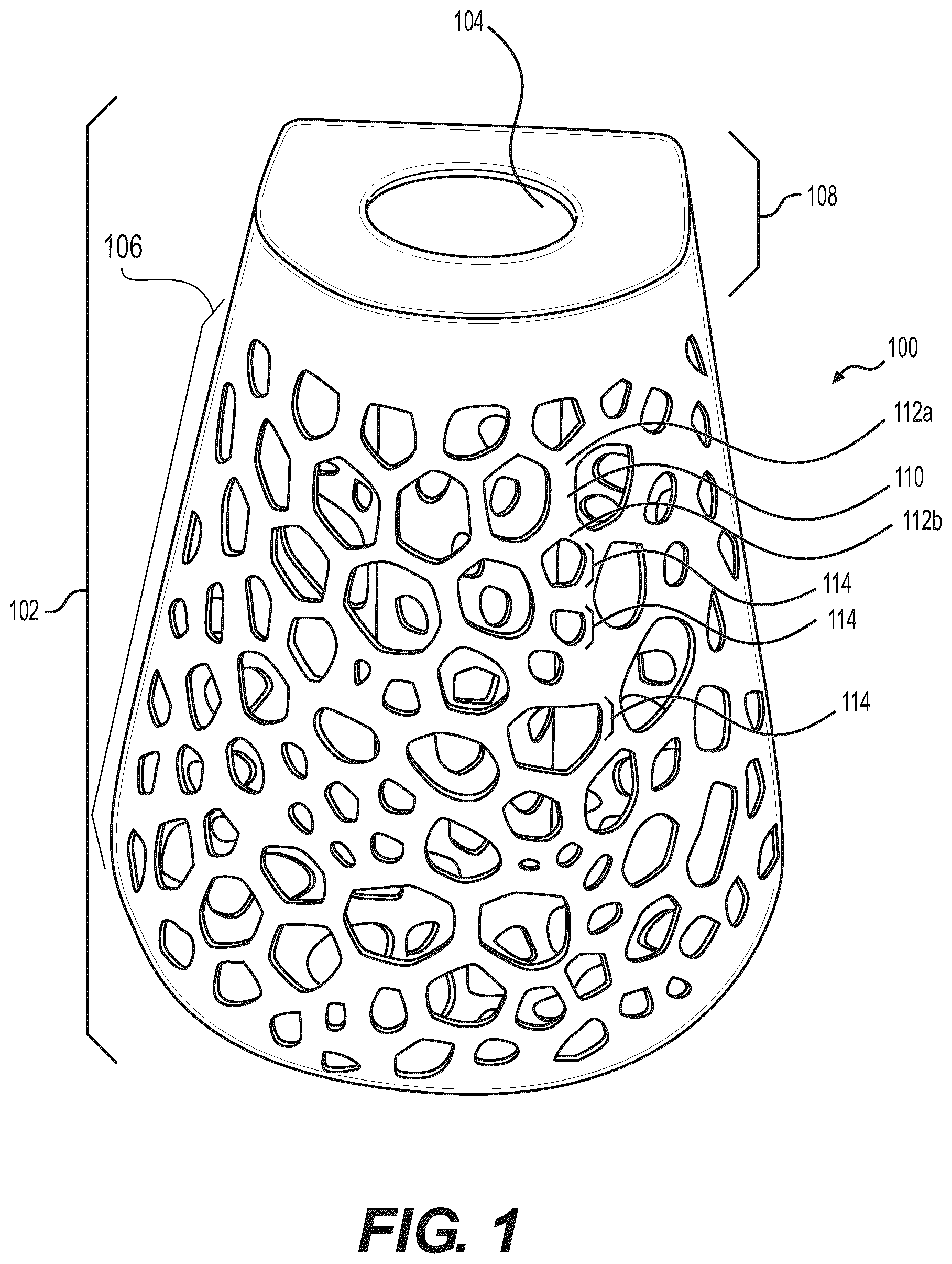 Patent US12350889 Figure 1 – 3D axial growth object, and apparatus for and method of making thereof