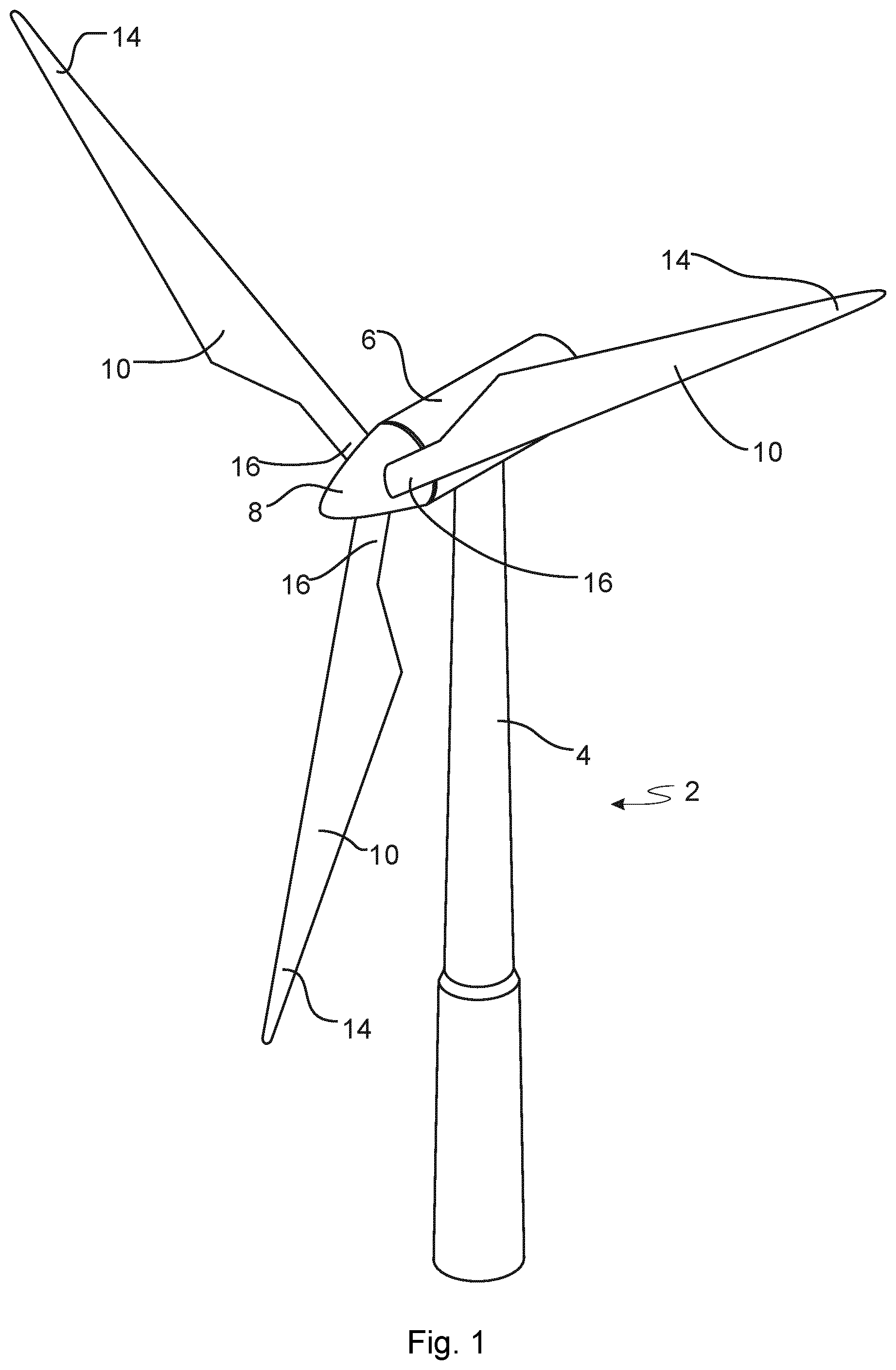 Patent US12350899 Figure 1 – Wind turbine blade tool and method for producing a wind turbine blade
