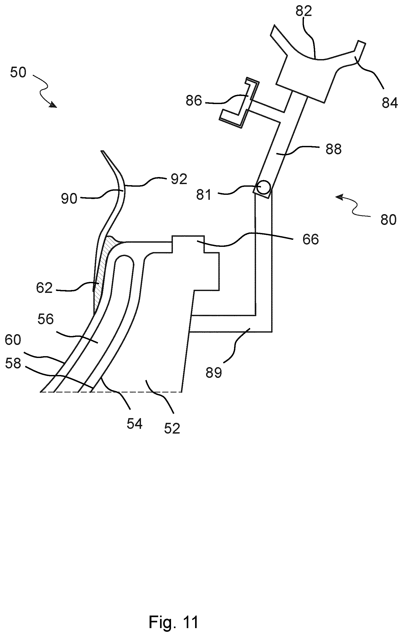Patent US12350899 Figure 10 – Wind turbine blade tool and method for producing a wind turbine blade