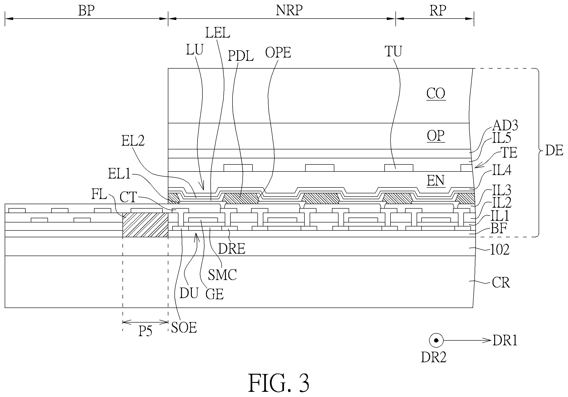 Patent US12350913 Figure 3 – Rollable display device