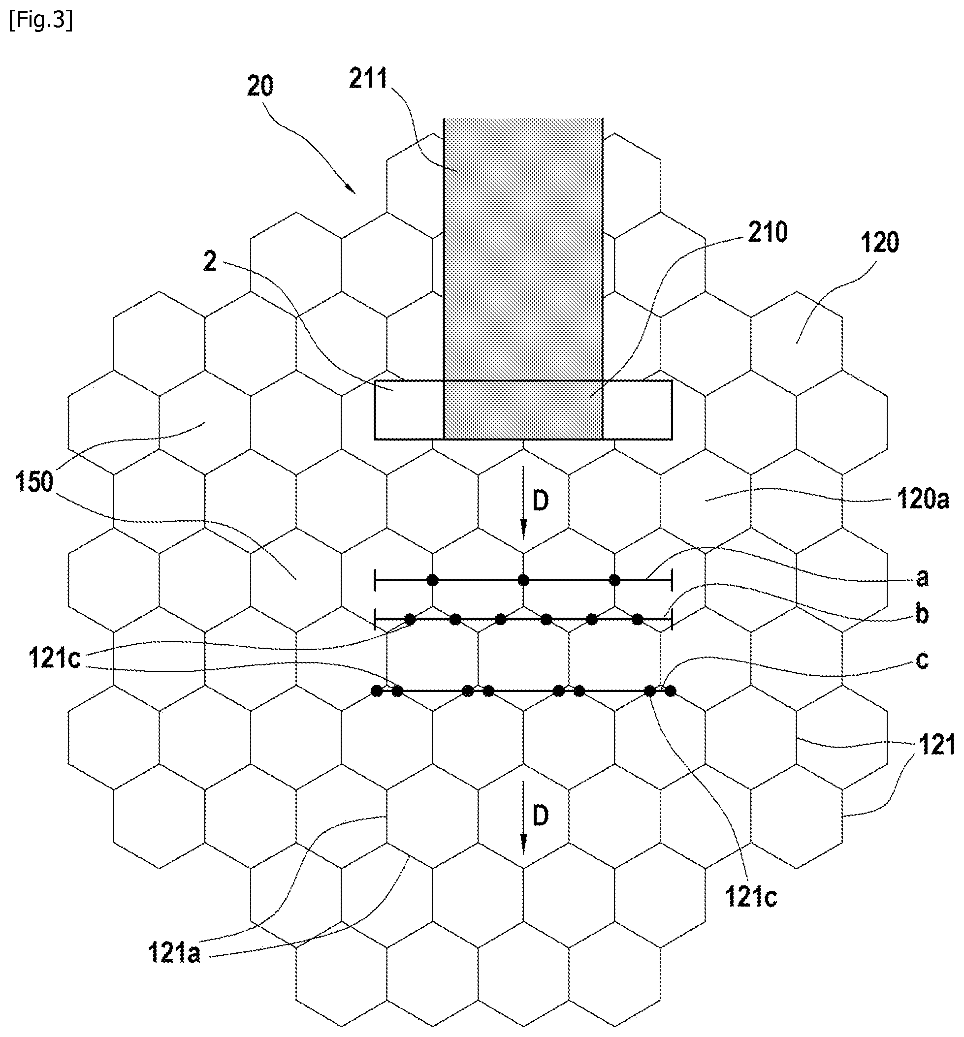 Patent US12350916 Figure 2 – Draping a skin of thermoplastic material on a multicellular body