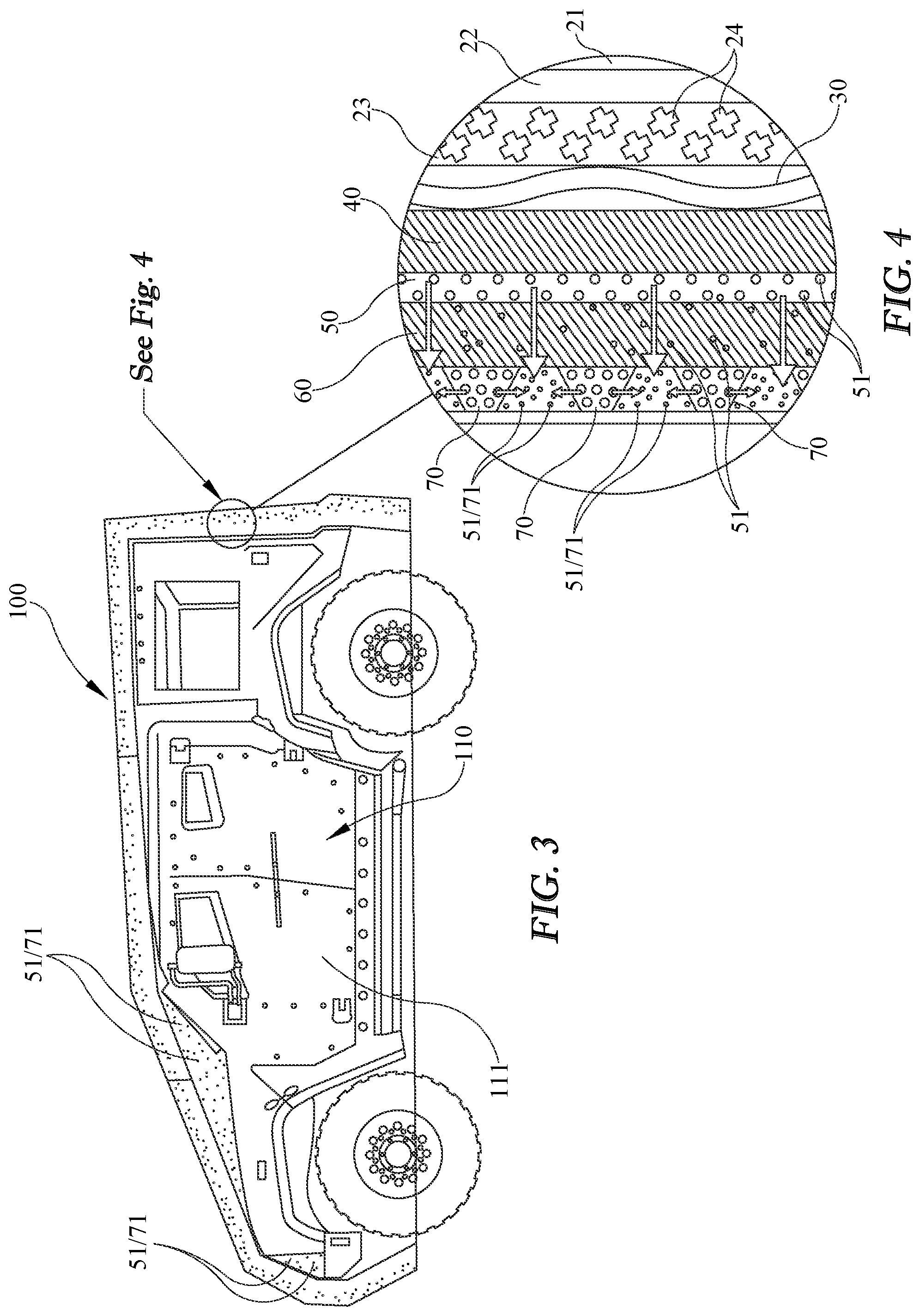 Patent US12350920 Figure 3 – Protective composite fabrics and methods of manufacture and use