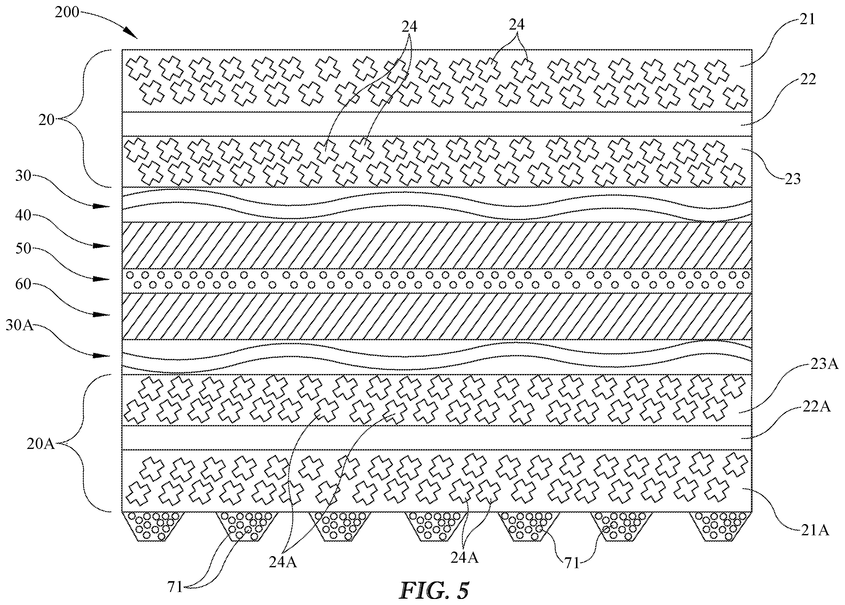 Patent US12350920 Figure 4 – Protective composite fabrics and methods of manufacture and use