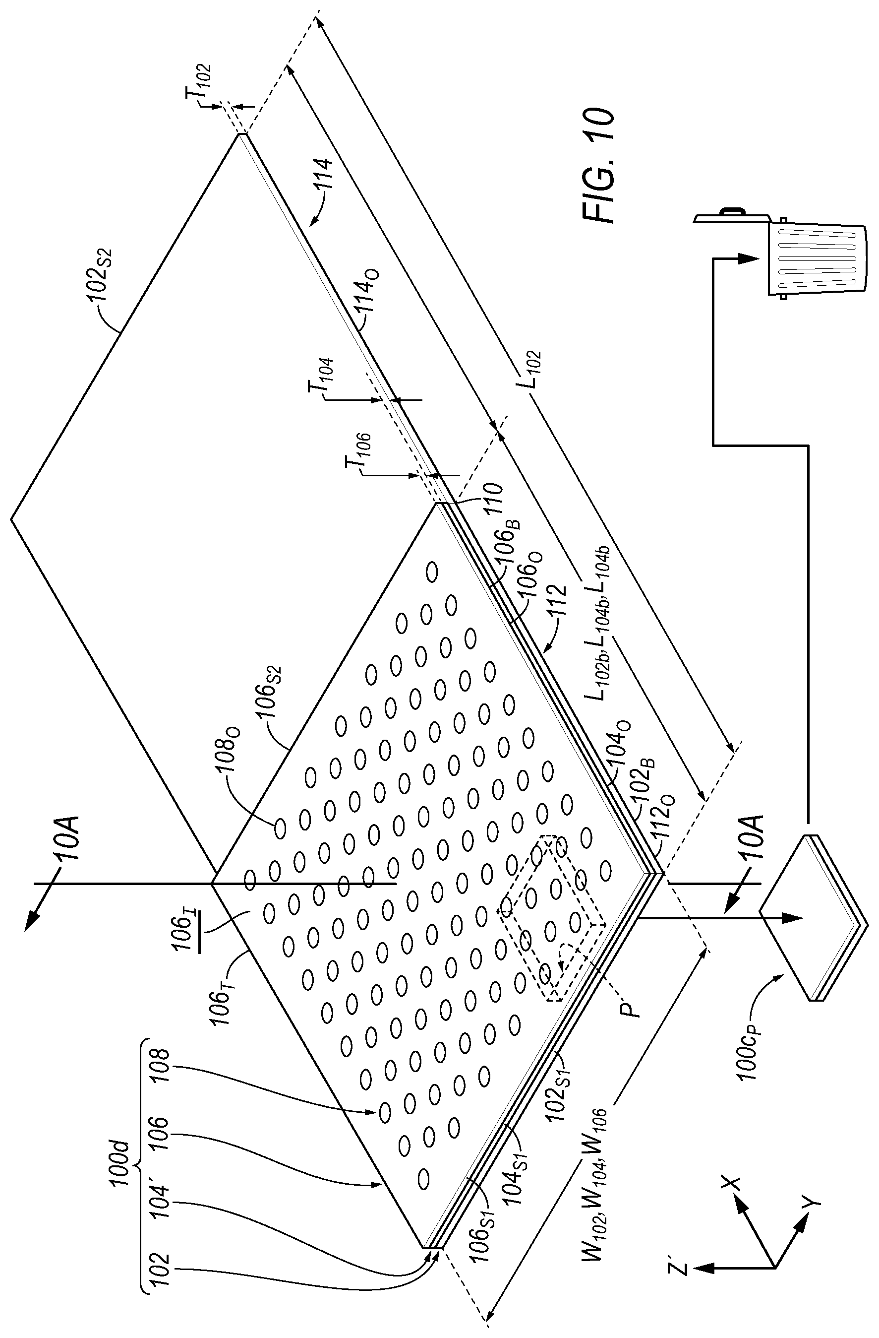 Patent US12350922 Figure 19 – Cutaway card assembly